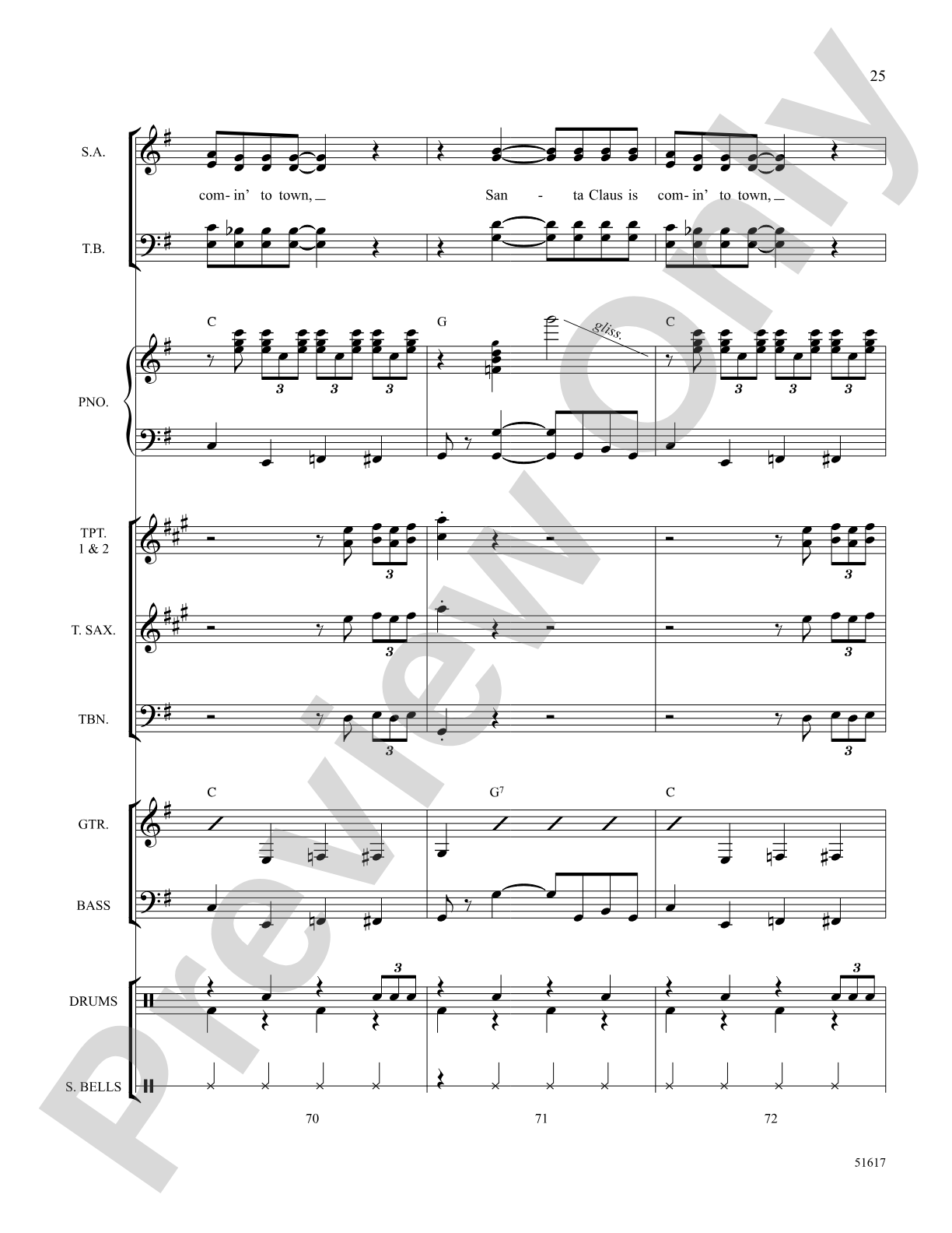 Santa Claus Is Comin' to Town: Choral Octavo SoundPax