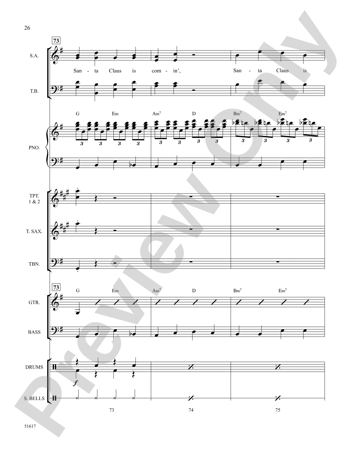 Santa Claus Is Comin' to Town: Choral Octavo SoundPax