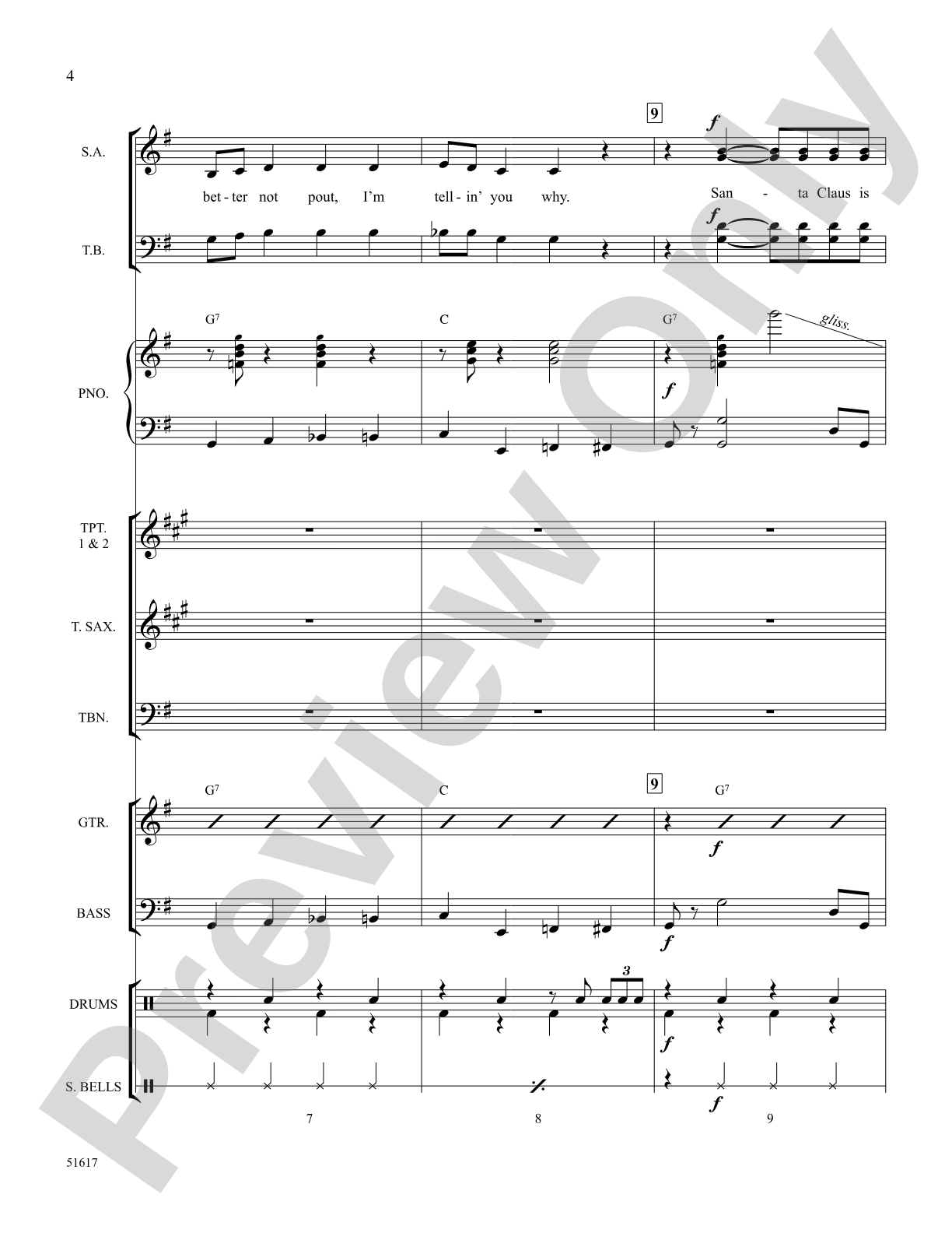 Santa Claus Is Comin' to Town: Choral Octavo SoundPax