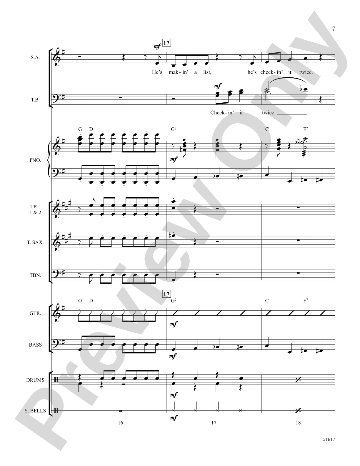 Santa Claus Is Comin' to Town: Choral Octavo SoundPax