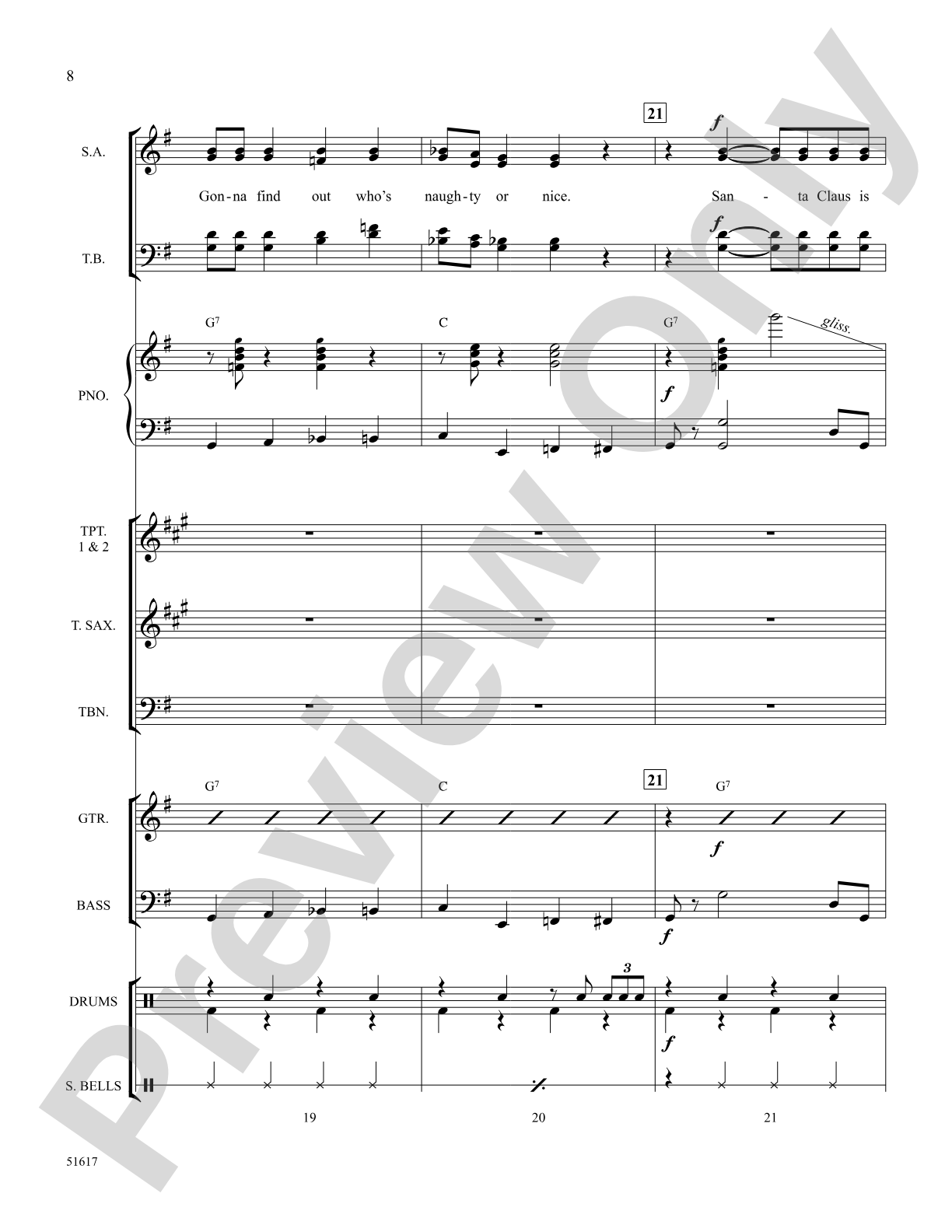 Santa Claus Is Comin' to Town: Choral Octavo SoundPax
