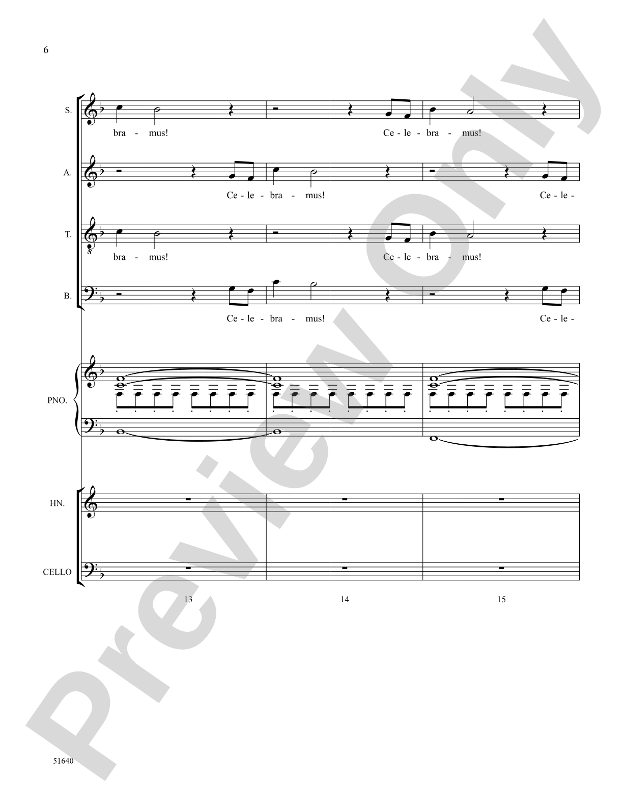 Celebramus: Choral SoundPax Digital Download