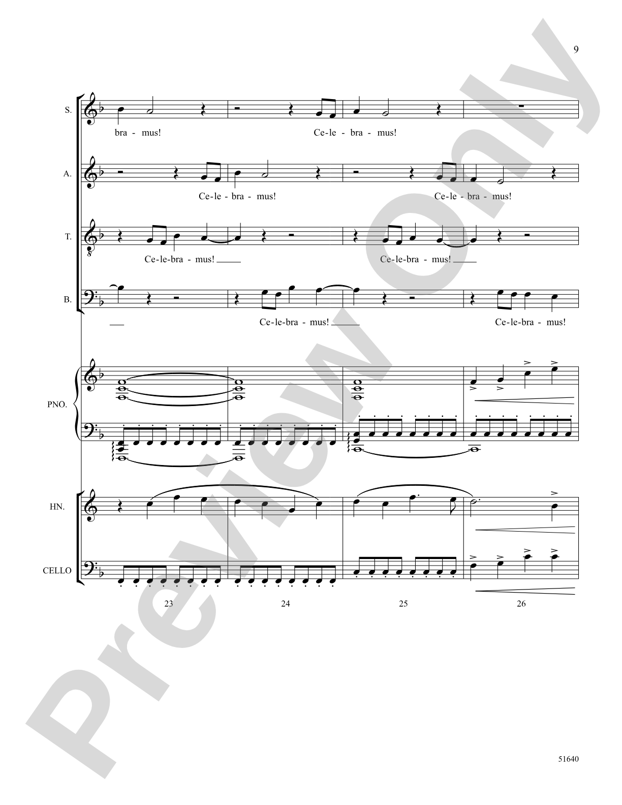Celebramus: Choral SoundPax Digital Download
