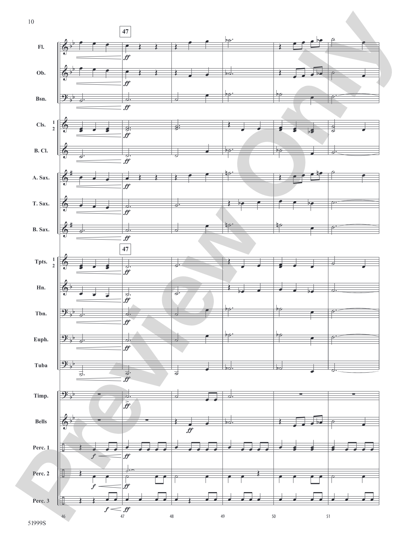 Through Flame and Sky: Concert Band Conductor Score & Parts