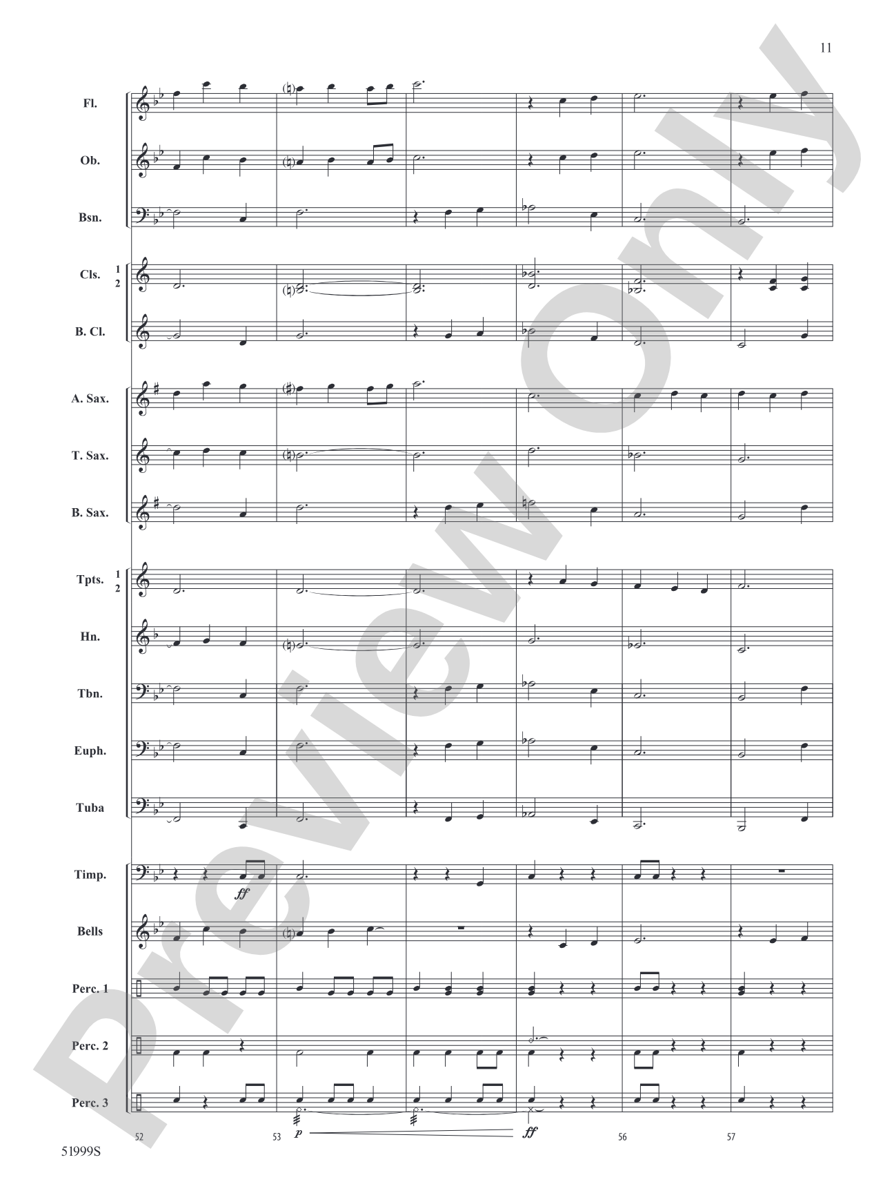 Through Flame and Sky: Concert Band Conductor Score & Parts