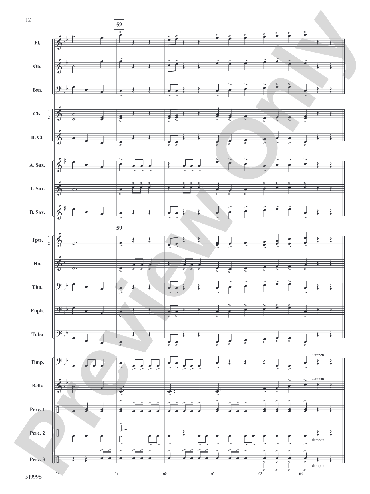 Through Flame and Sky: Concert Band Conductor Score & Parts