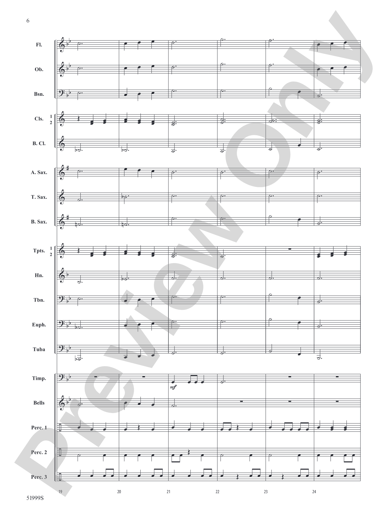 Through Flame and Sky: Concert Band Conductor Score & Parts