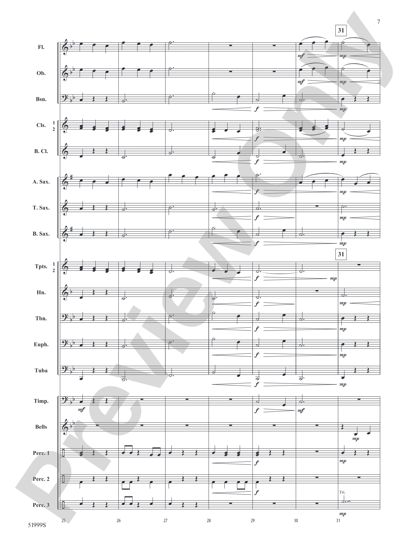 Through Flame and Sky: Concert Band Conductor Score & Parts