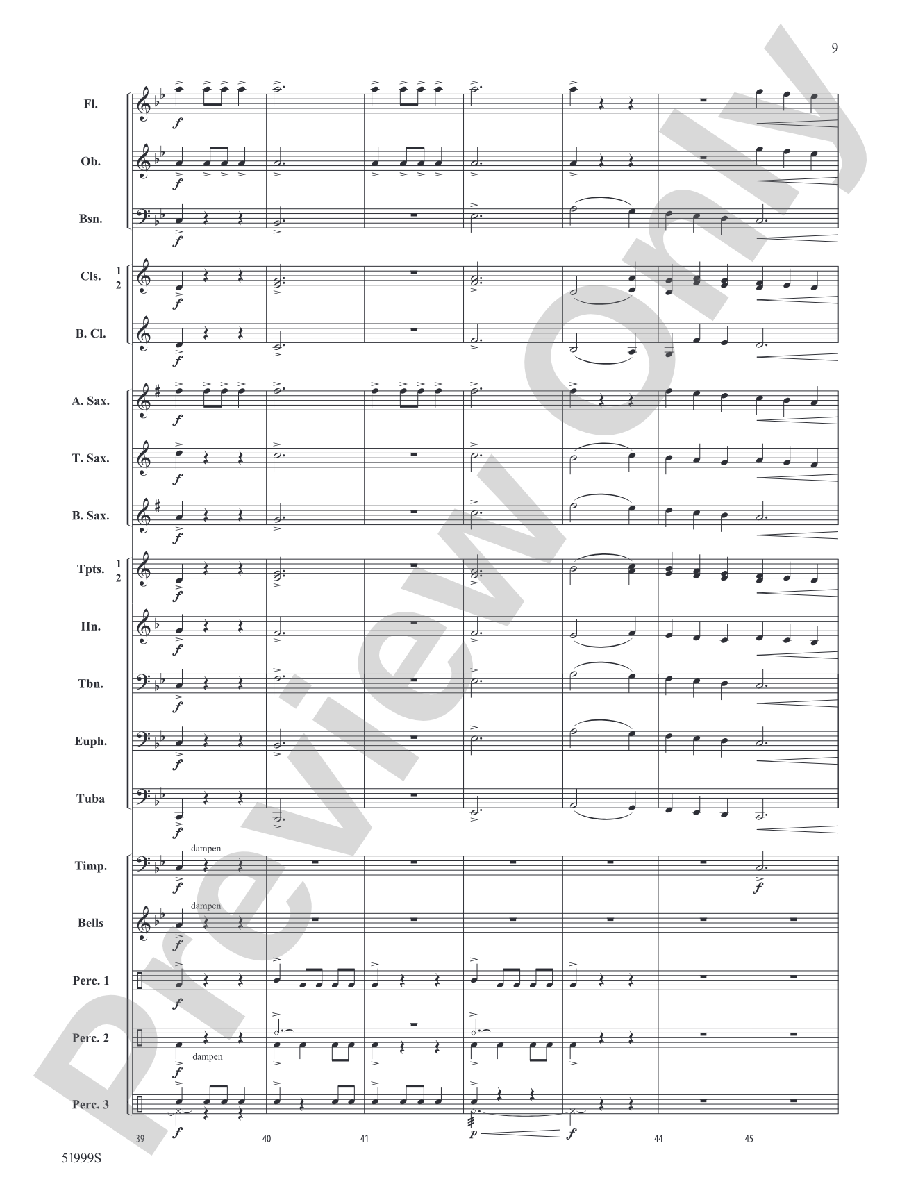 Through Flame and Sky: Concert Band Conductor Score & Parts