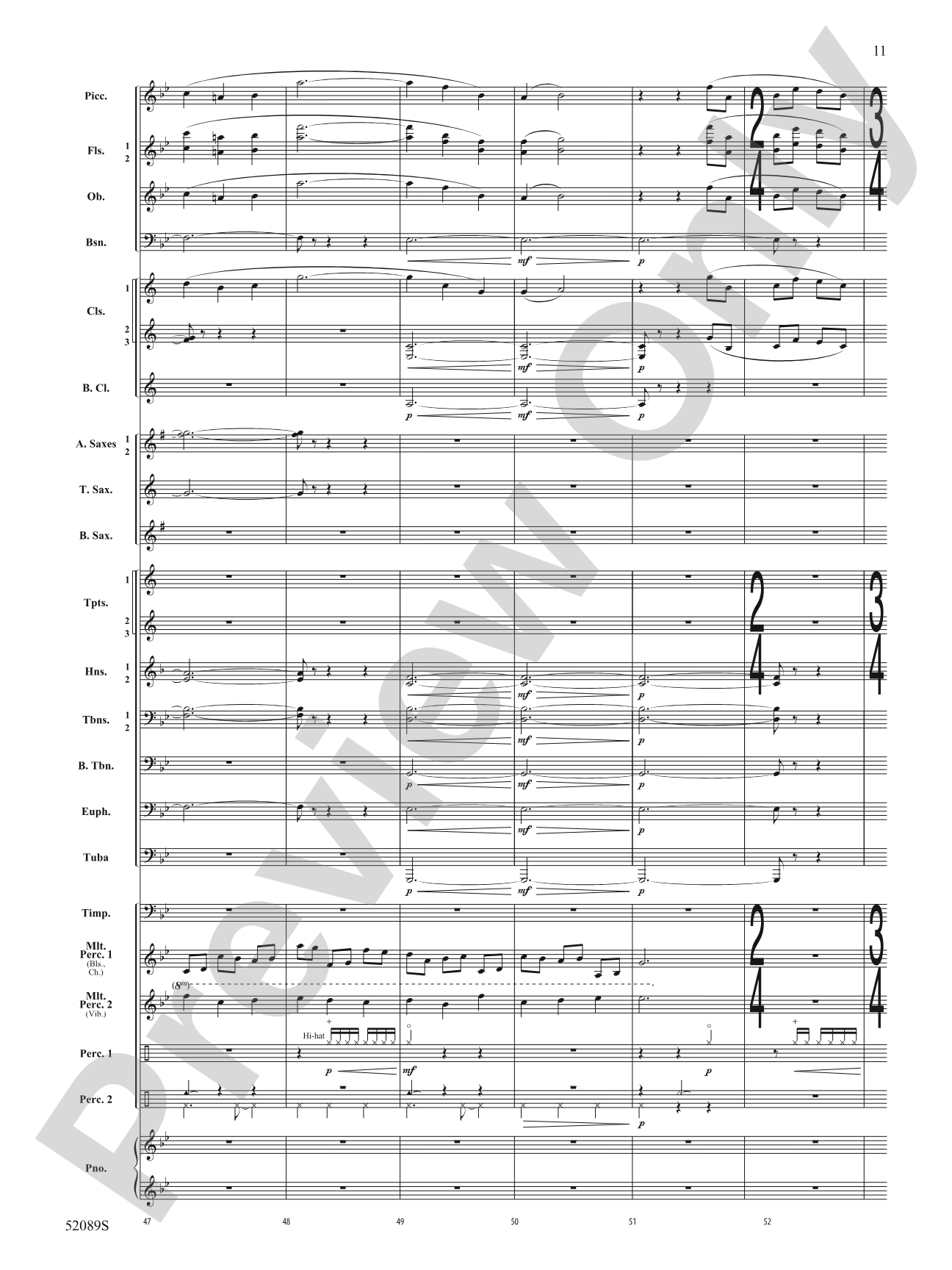 Luminance: Concert Band Conductor Score & Parts