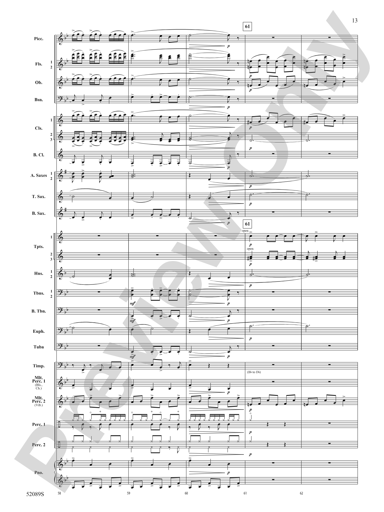 Luminance: Concert Band Conductor Score & Parts