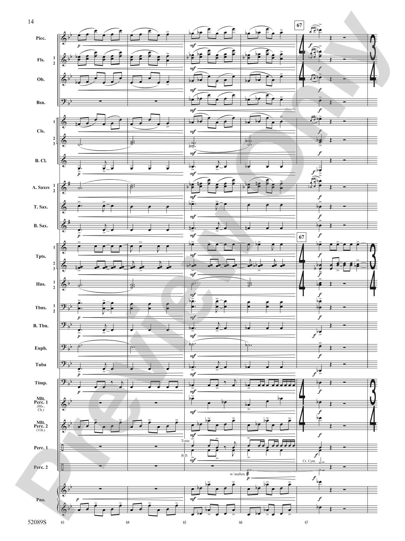Luminance: Concert Band Conductor Score & Parts