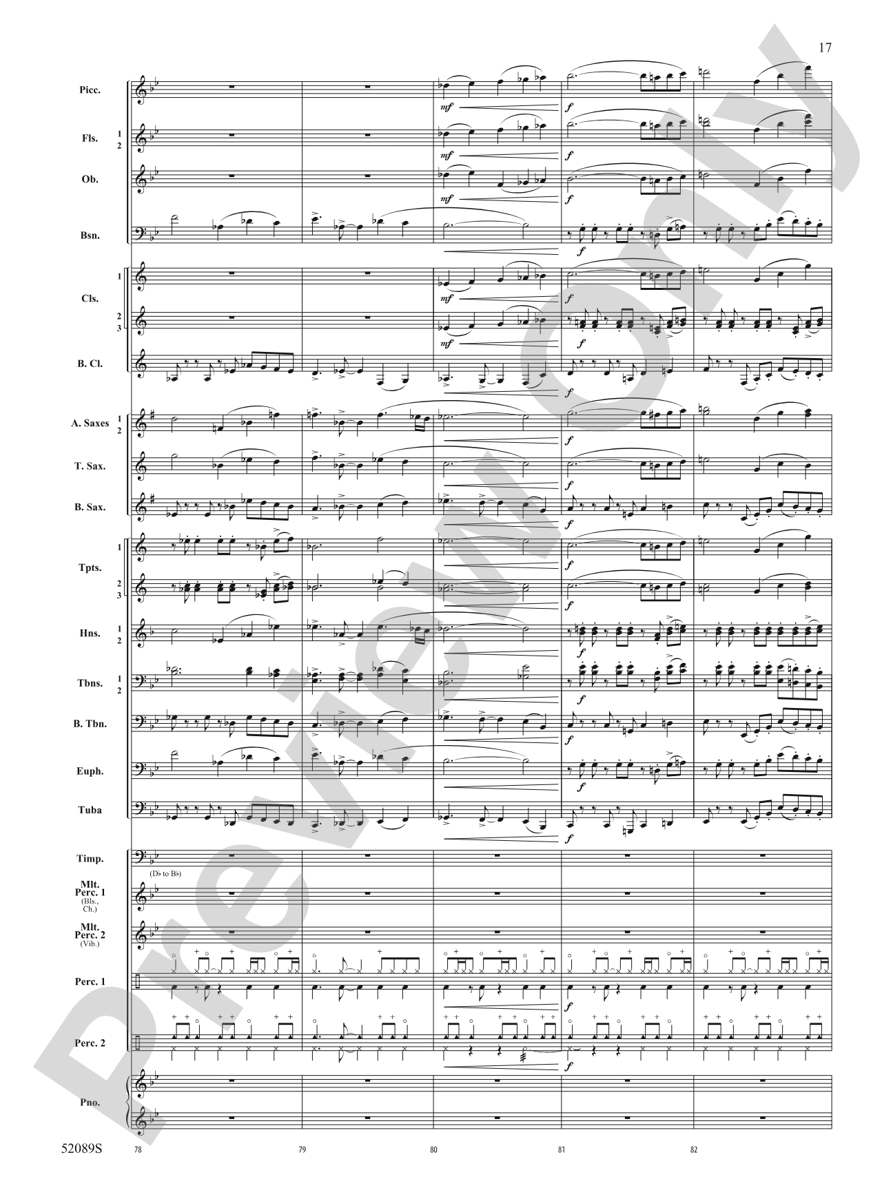 Luminance: Concert Band Conductor Score & Parts