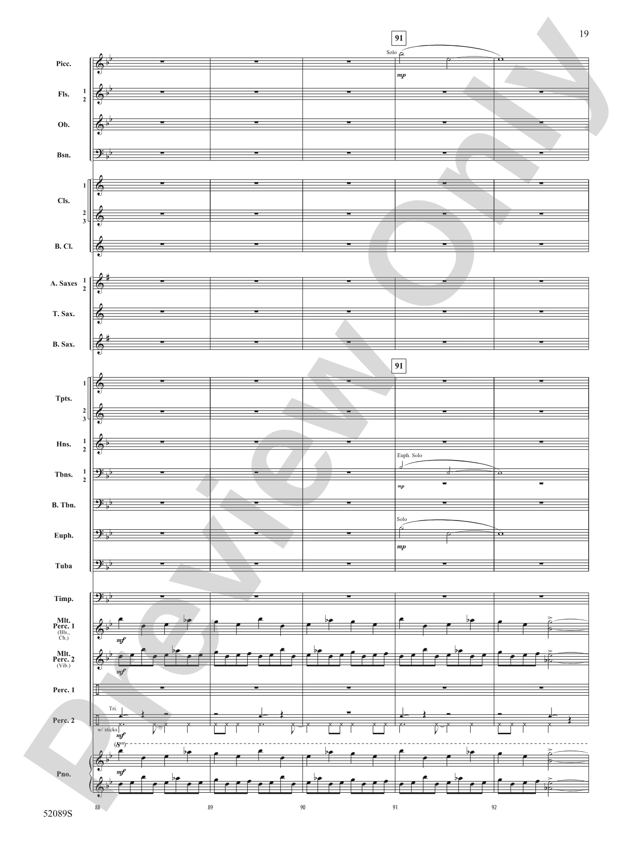 Luminance: Concert Band Conductor Score & Parts