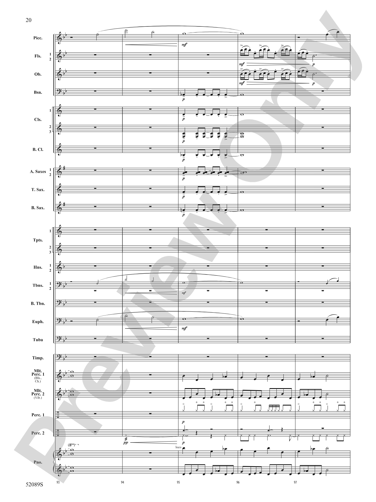 Luminance: Concert Band Conductor Score & Parts