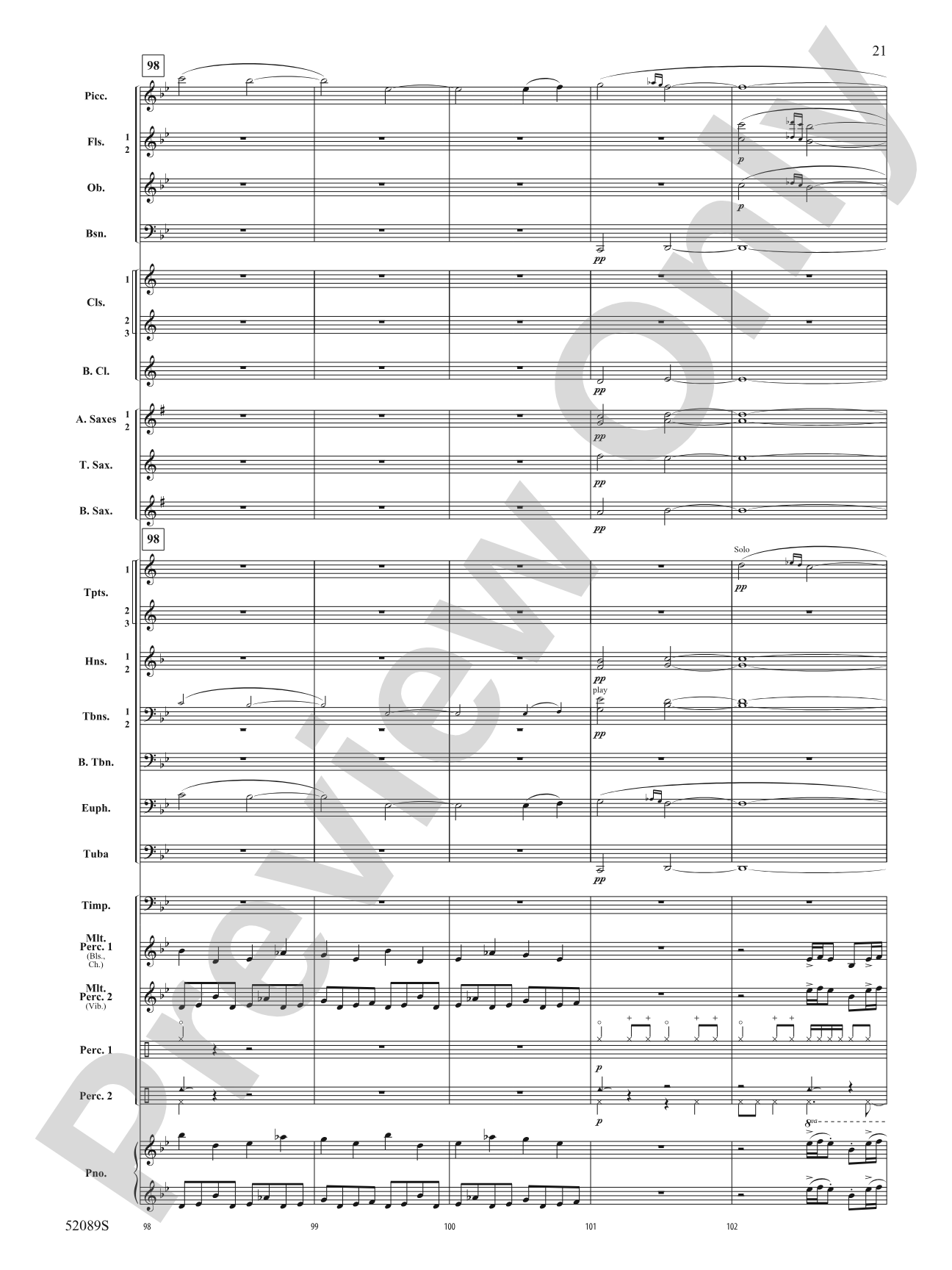 Luminance: Concert Band Conductor Score & Parts