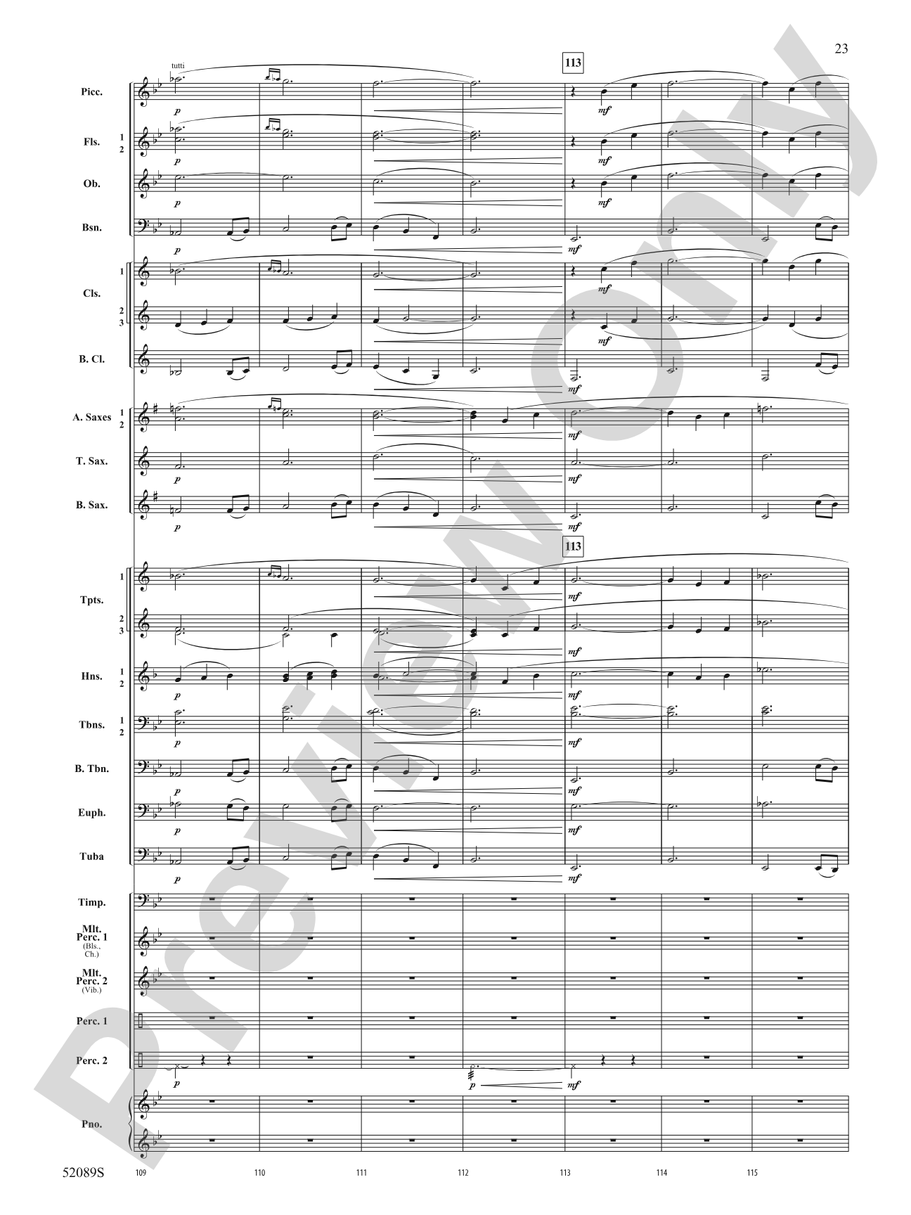 Luminance: Concert Band Conductor Score & Parts