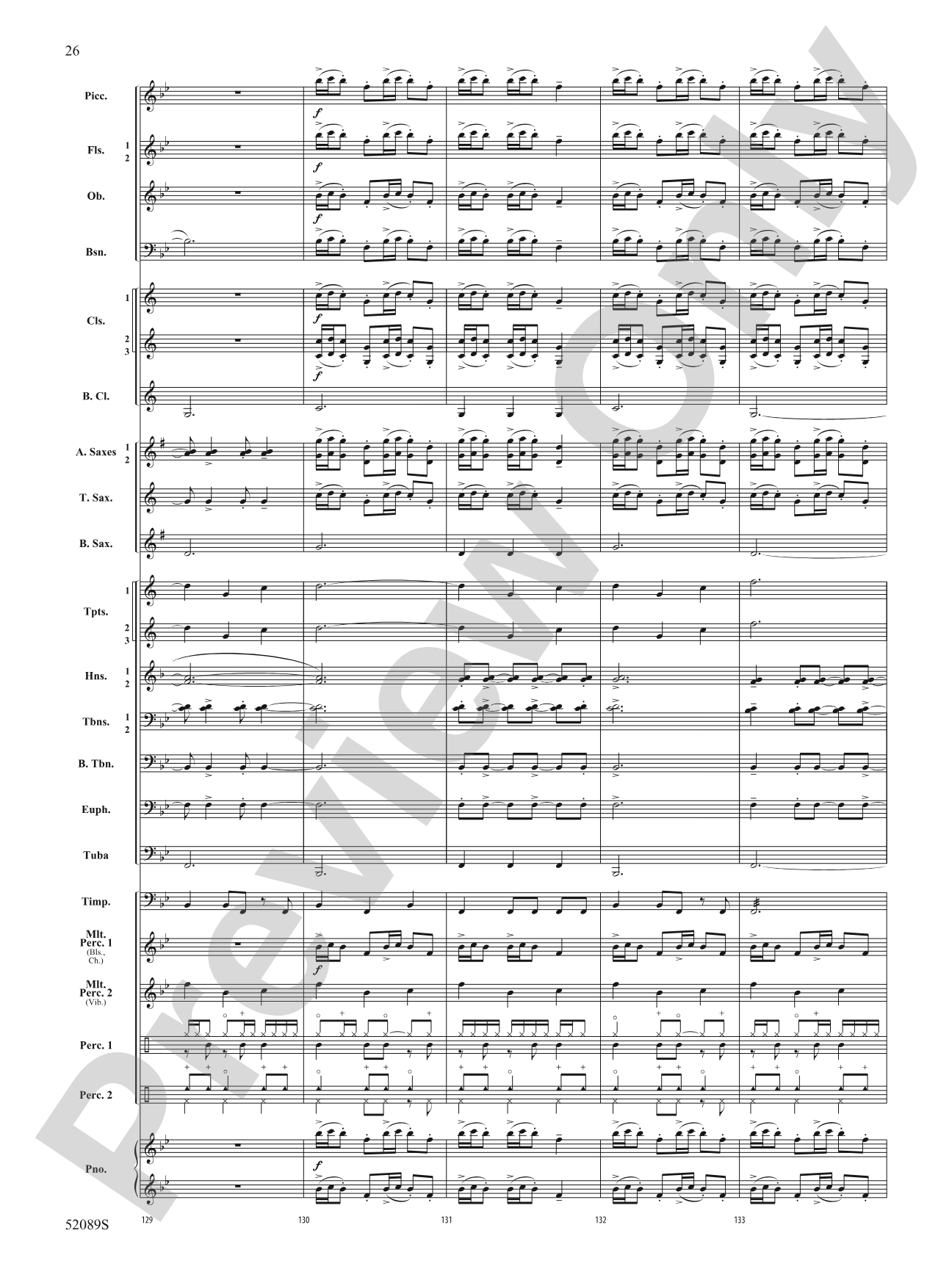 Luminance: Concert Band Conductor Score & Parts