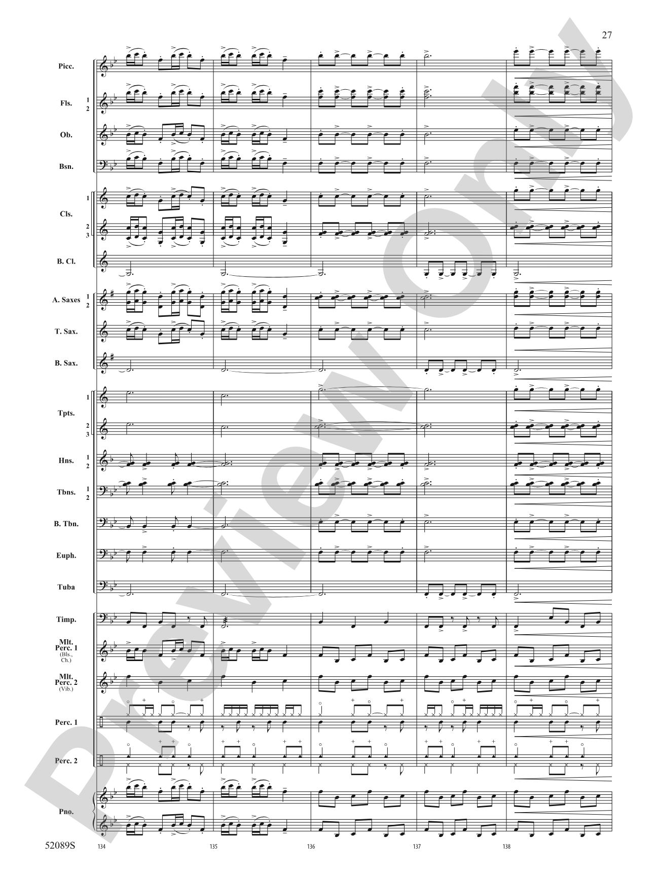 Luminance: Concert Band Conductor Score & Parts