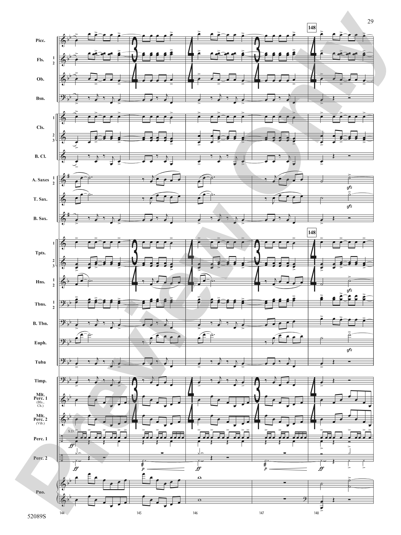 Luminance: Concert Band Conductor Score & Parts