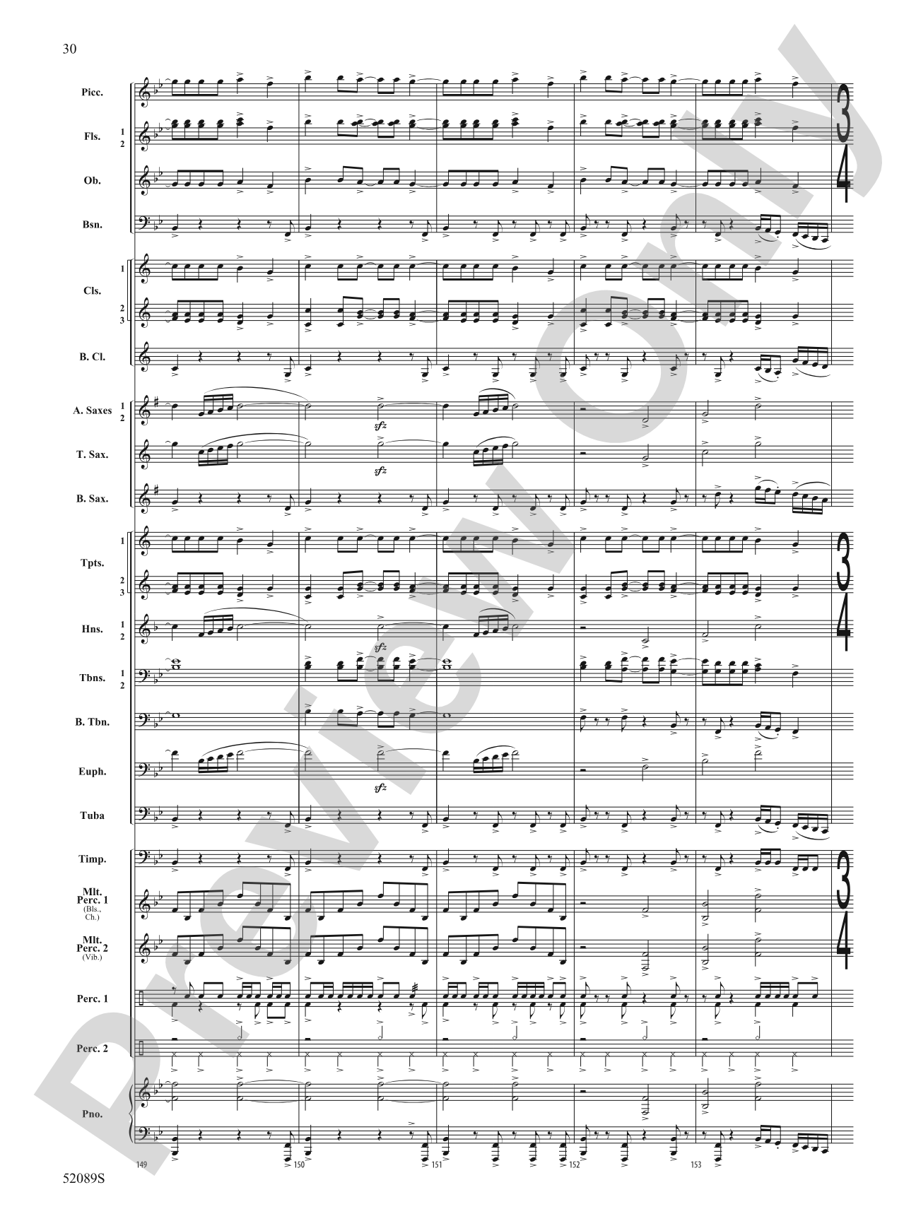Luminance: Concert Band Conductor Score & Parts