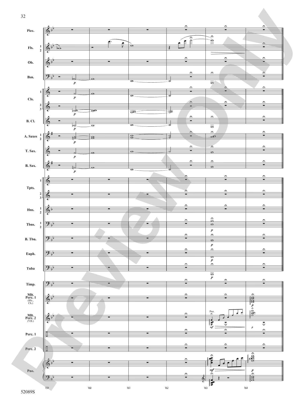 Luminance: Concert Band Conductor Score & Parts