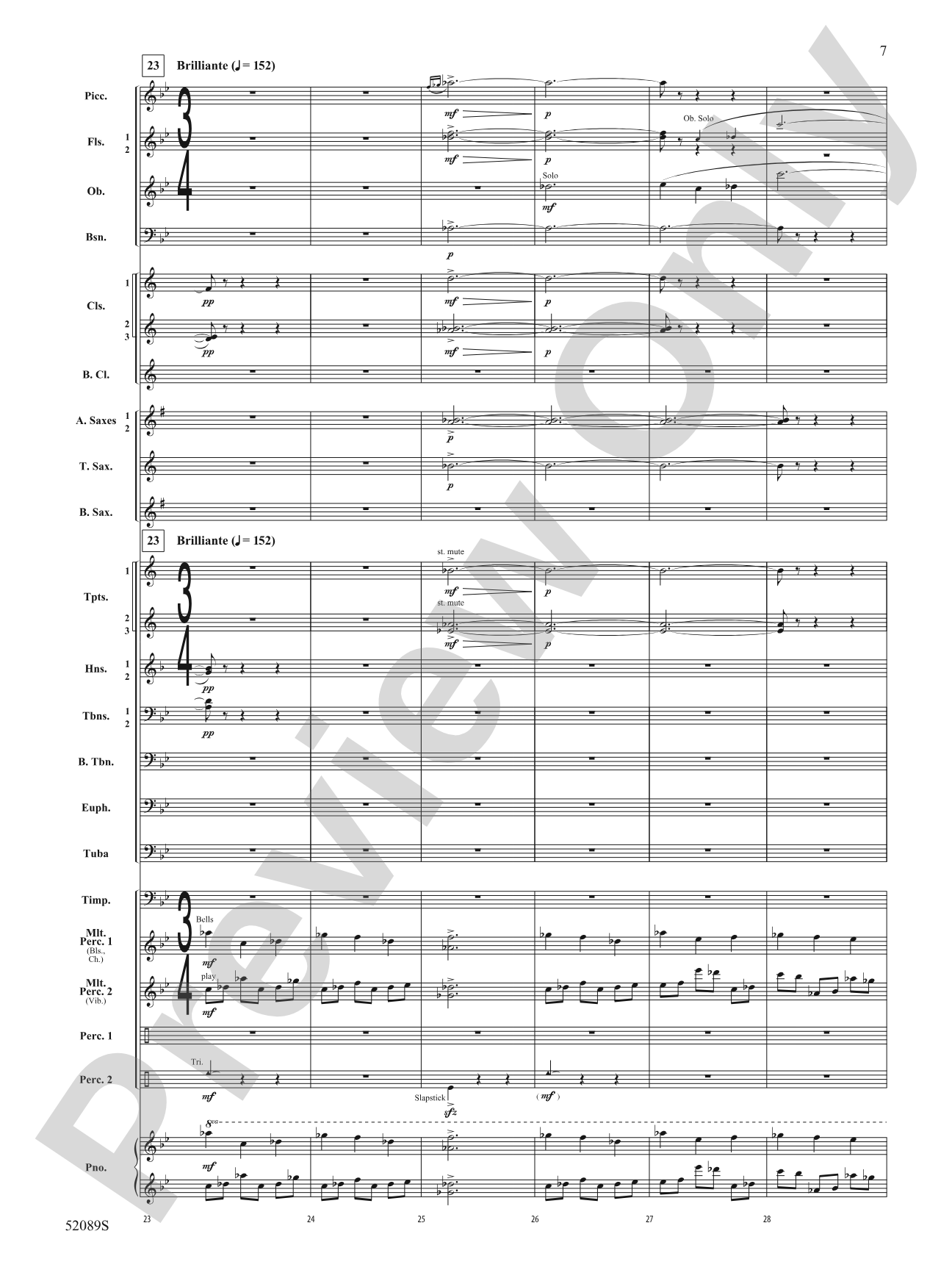 Luminance: Concert Band Conductor Score & Parts