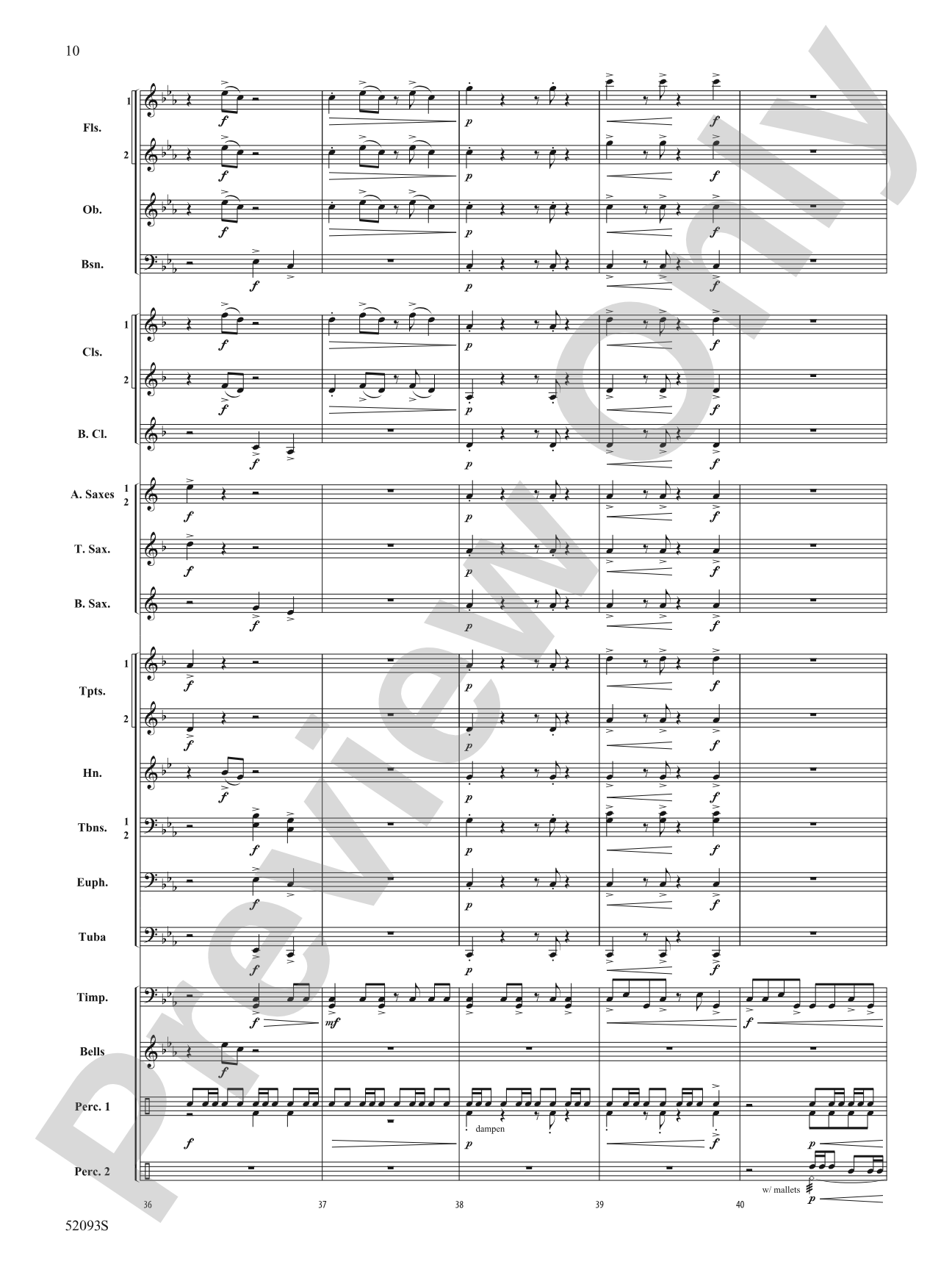 At Fate's Door: Concert Band Conductor Score & Parts