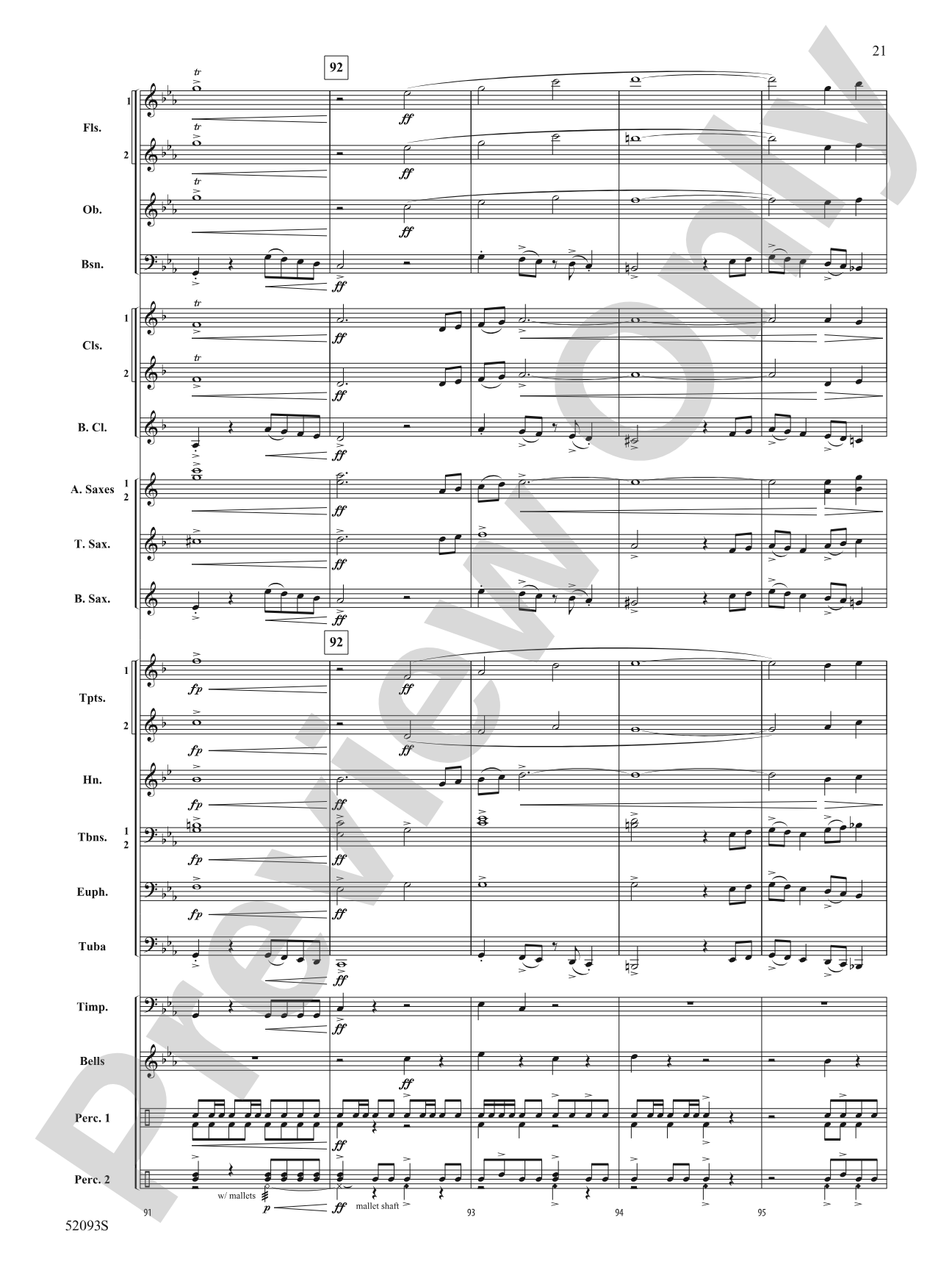 At Fate's Door: Concert Band Conductor Score & Parts