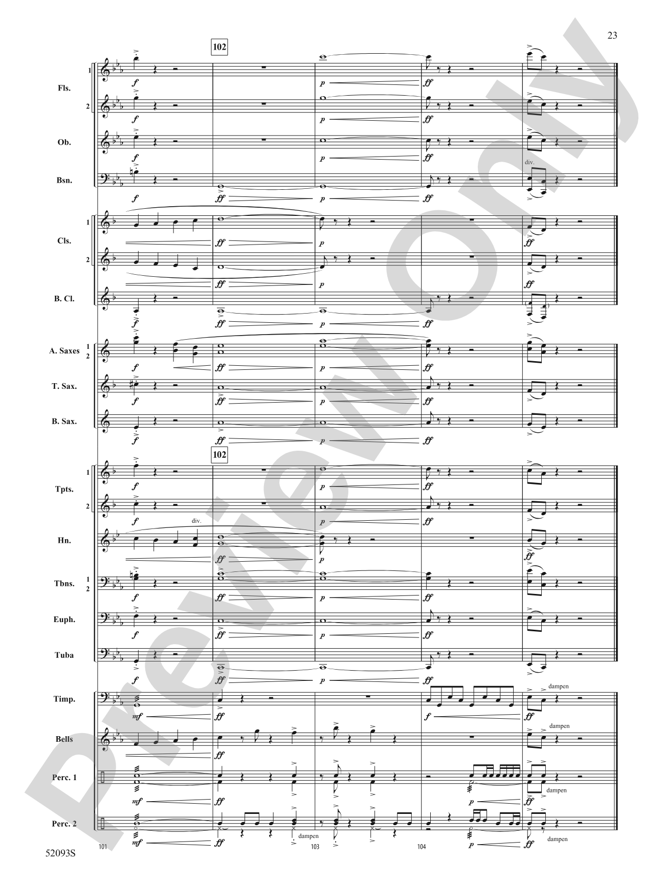 At Fate's Door: Concert Band Conductor Score & Parts