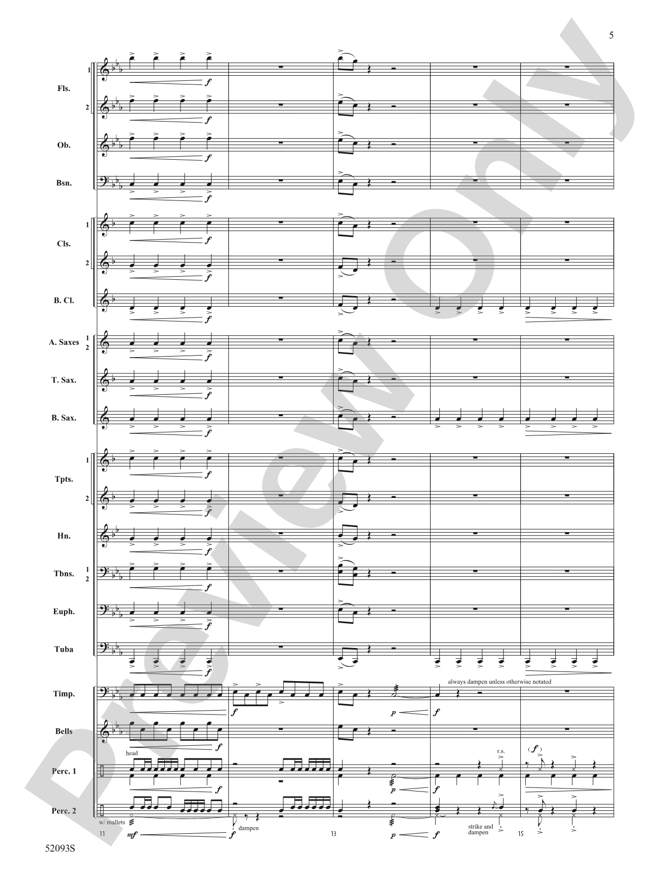 At Fate's Door: Concert Band Conductor Score & Parts