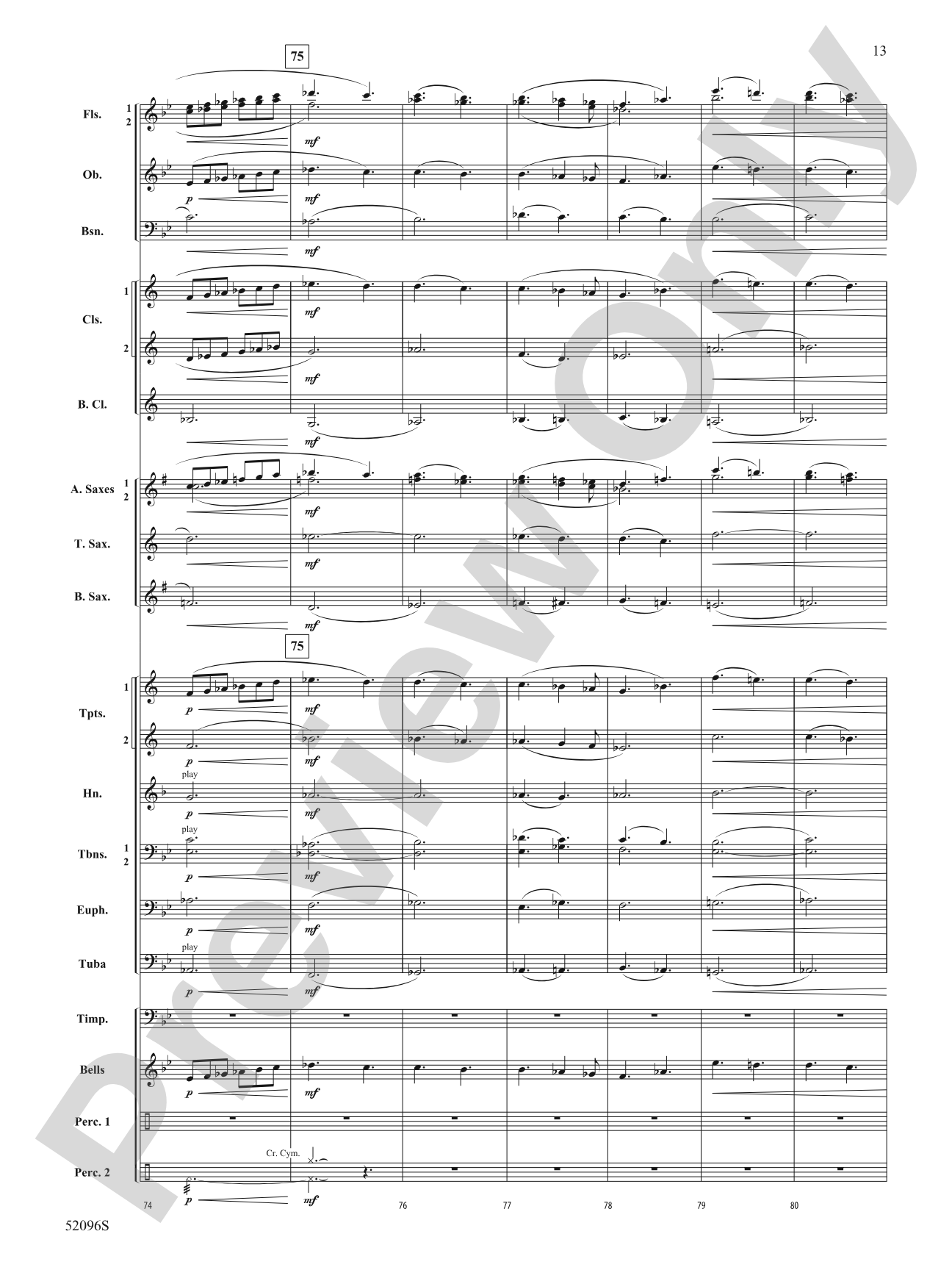 Foothill March: Concert Band Conductor Score & Parts