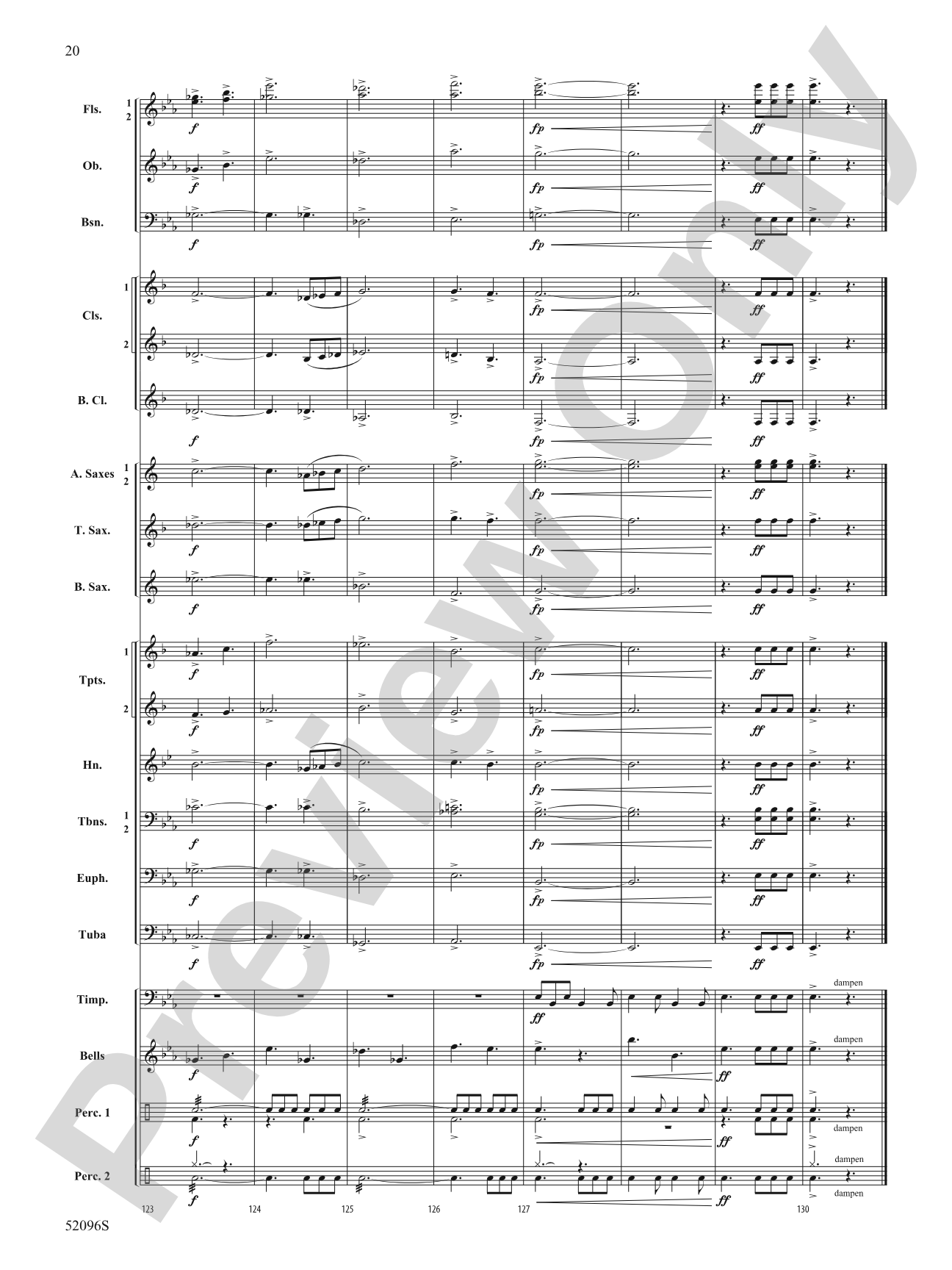 Foothill March: Concert Band Conductor Score & Parts