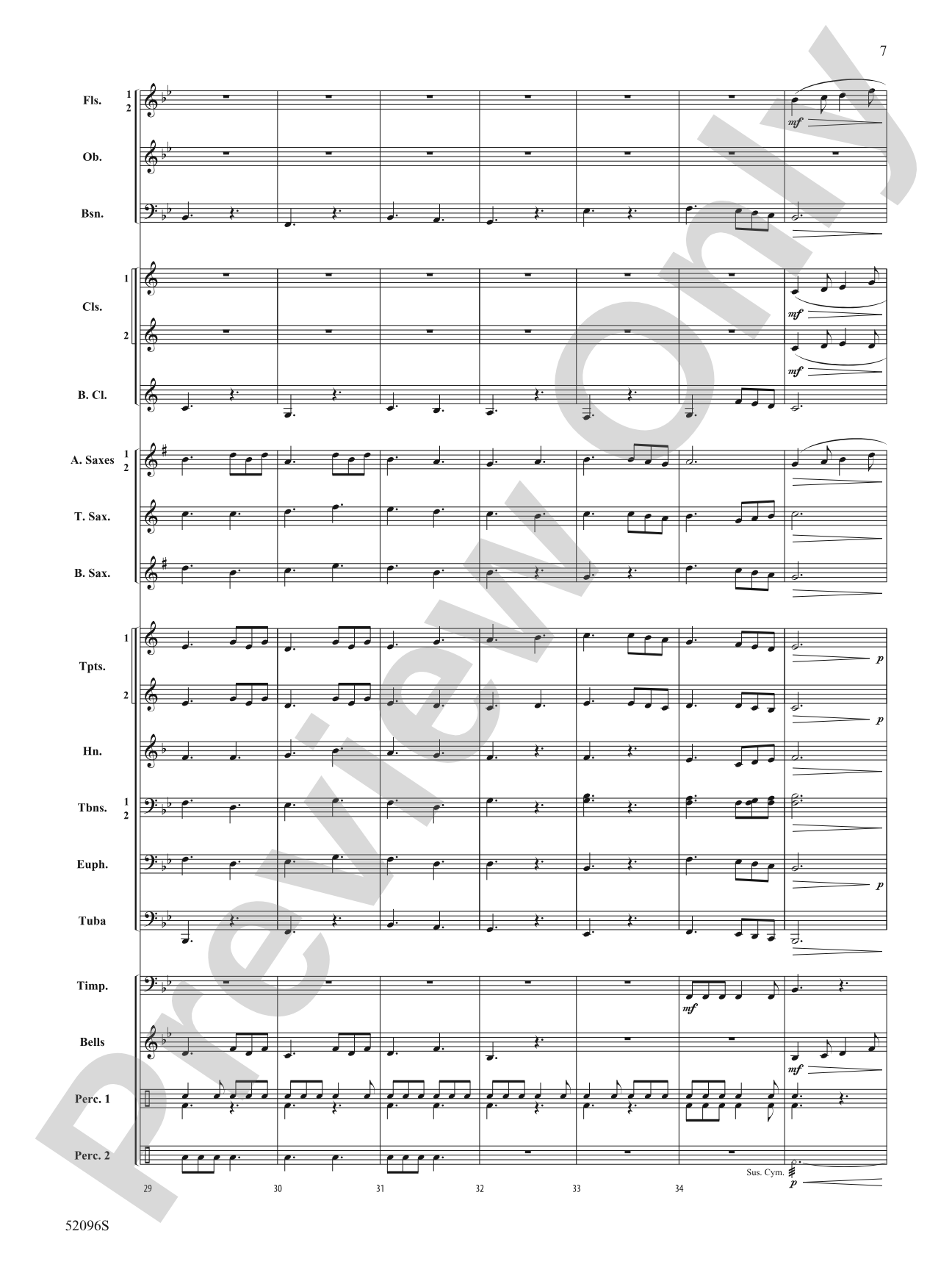 Foothill March: Concert Band Conductor Score & Parts