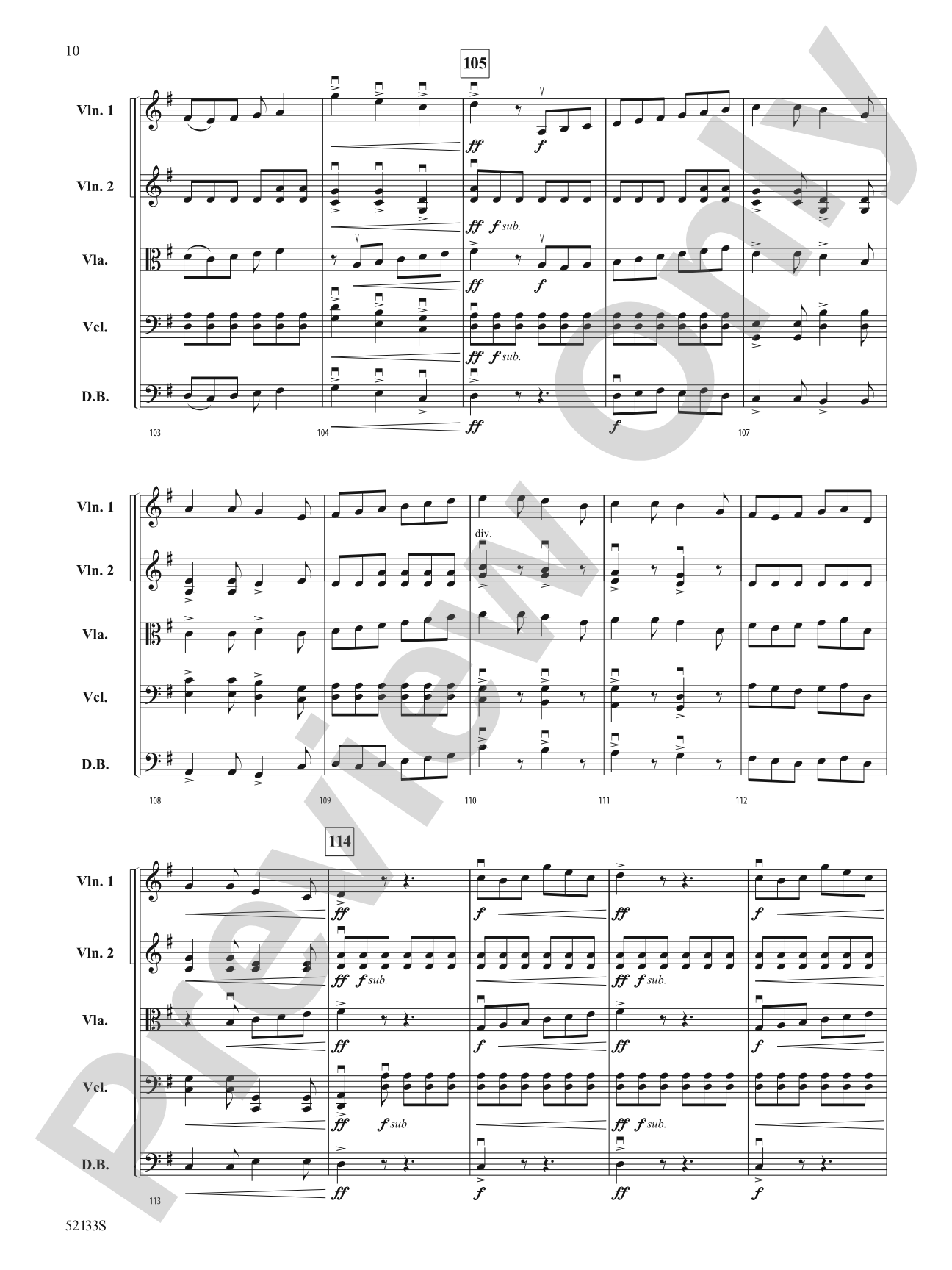 Celestial Sparks: String Orchestra Conductor Score & Parts