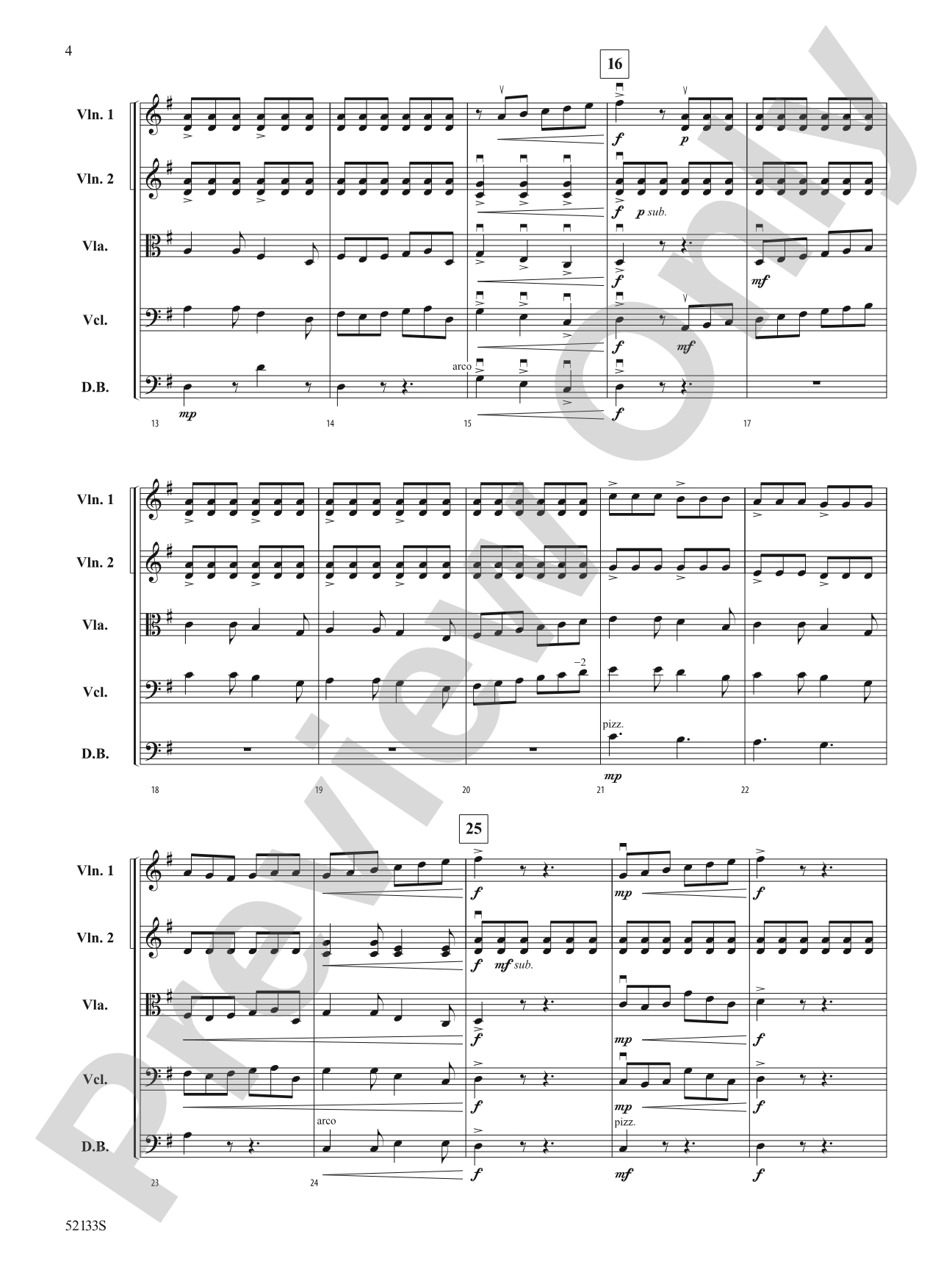 Celestial Sparks: String Orchestra Conductor Score & Parts