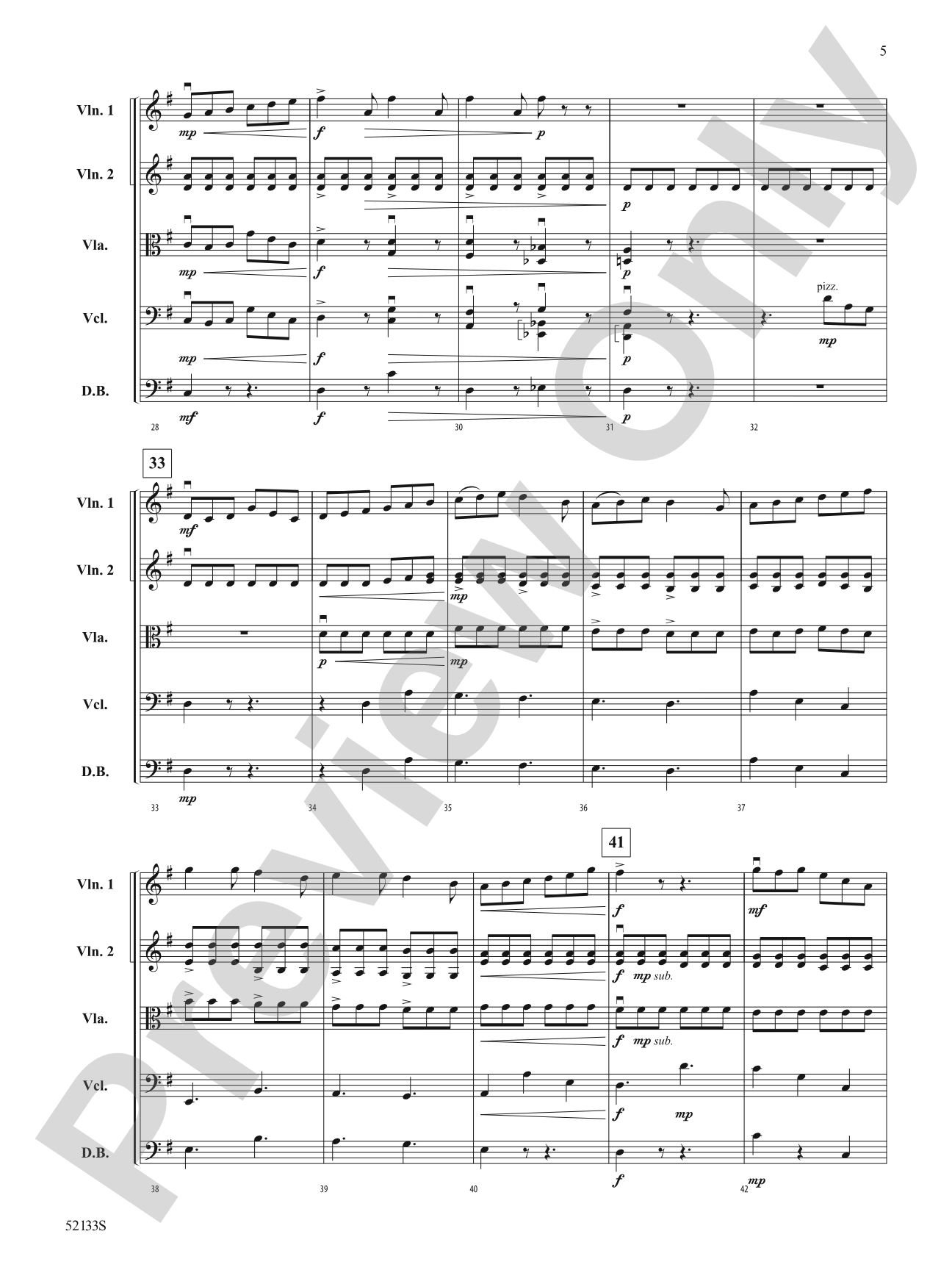 Celestial Sparks: String Orchestra Conductor Score & Parts