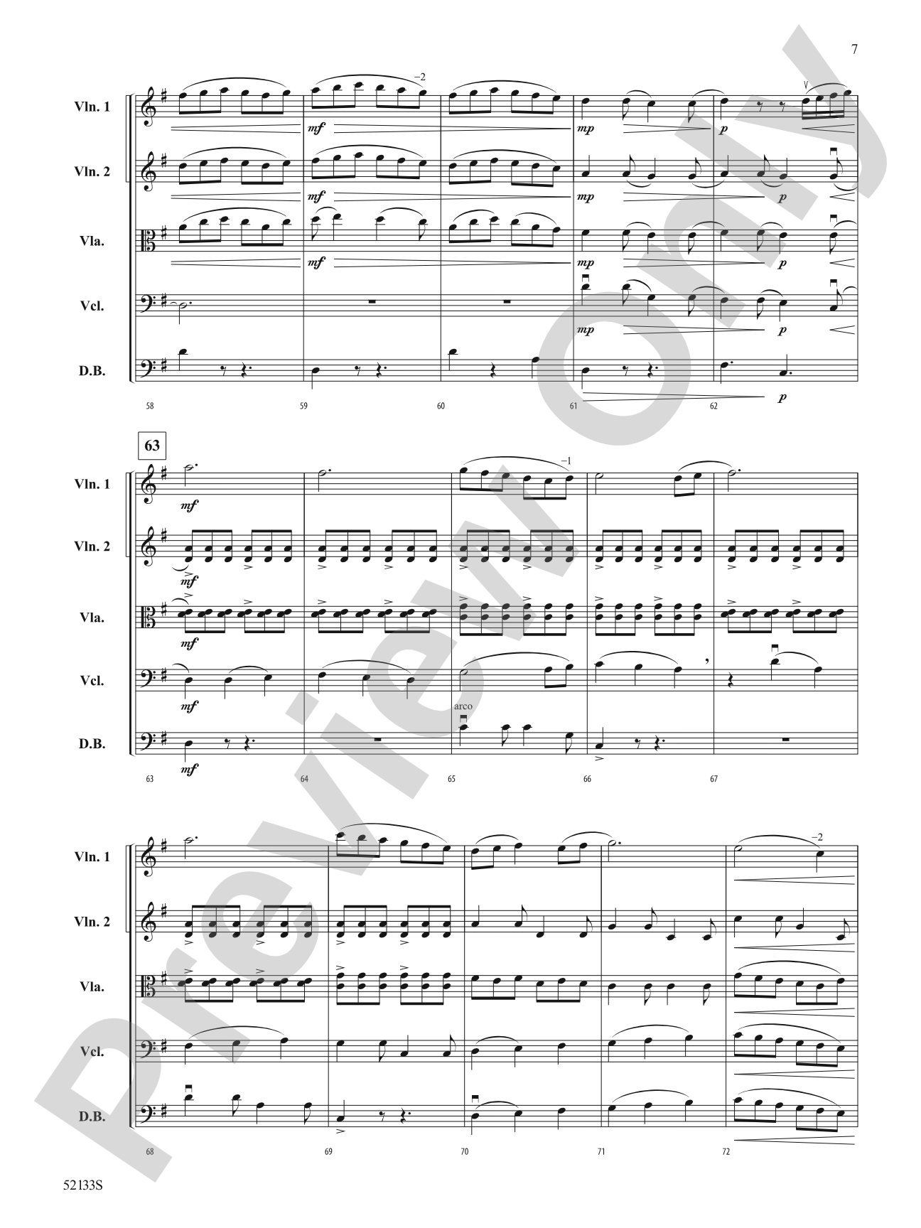 Celestial Sparks: String Orchestra Conductor Score & Parts