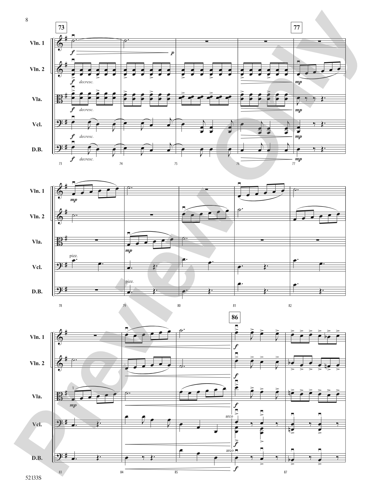 Celestial Sparks: String Orchestra Conductor Score & Parts