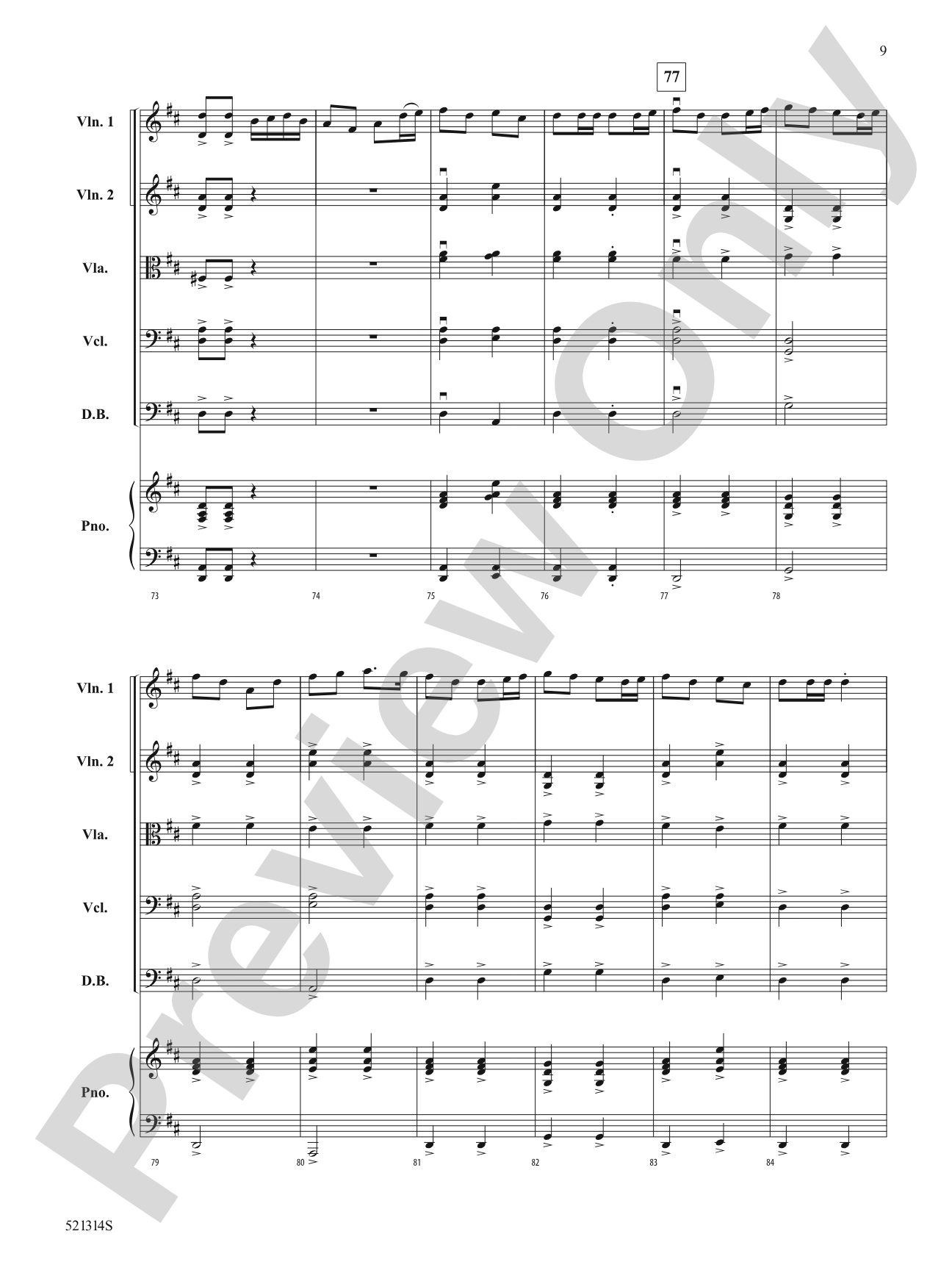 Two Irish Polkas: String Orchestra Conductor Score & Parts