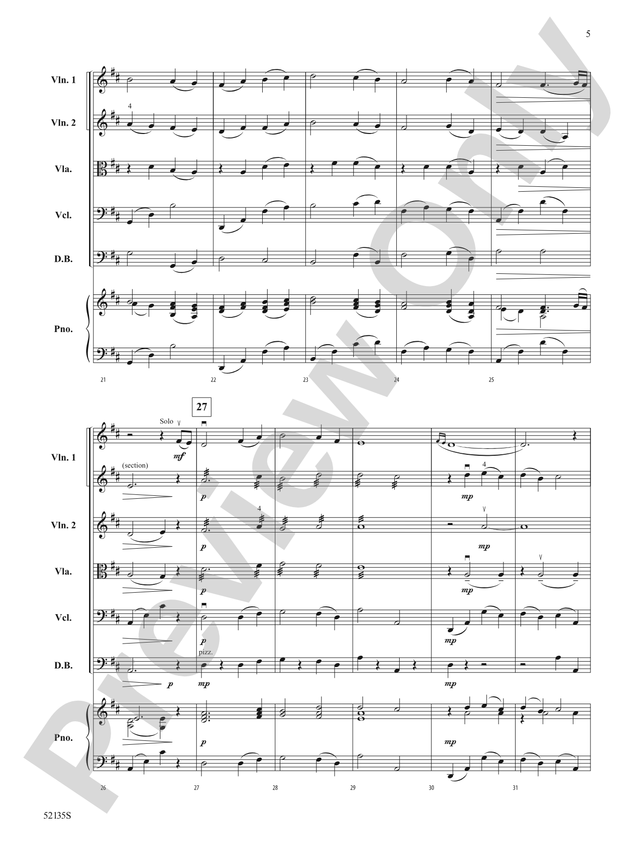 Whispers of Home: String Orchestra Conductor Score & Parts