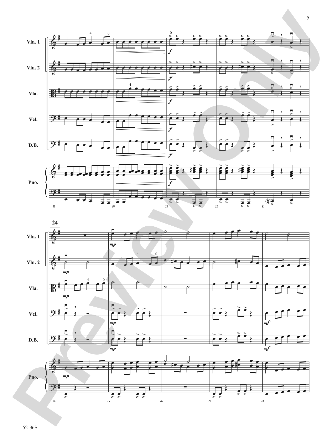 On the Edge of Destiny: String Orchestra Conductor Score & Parts