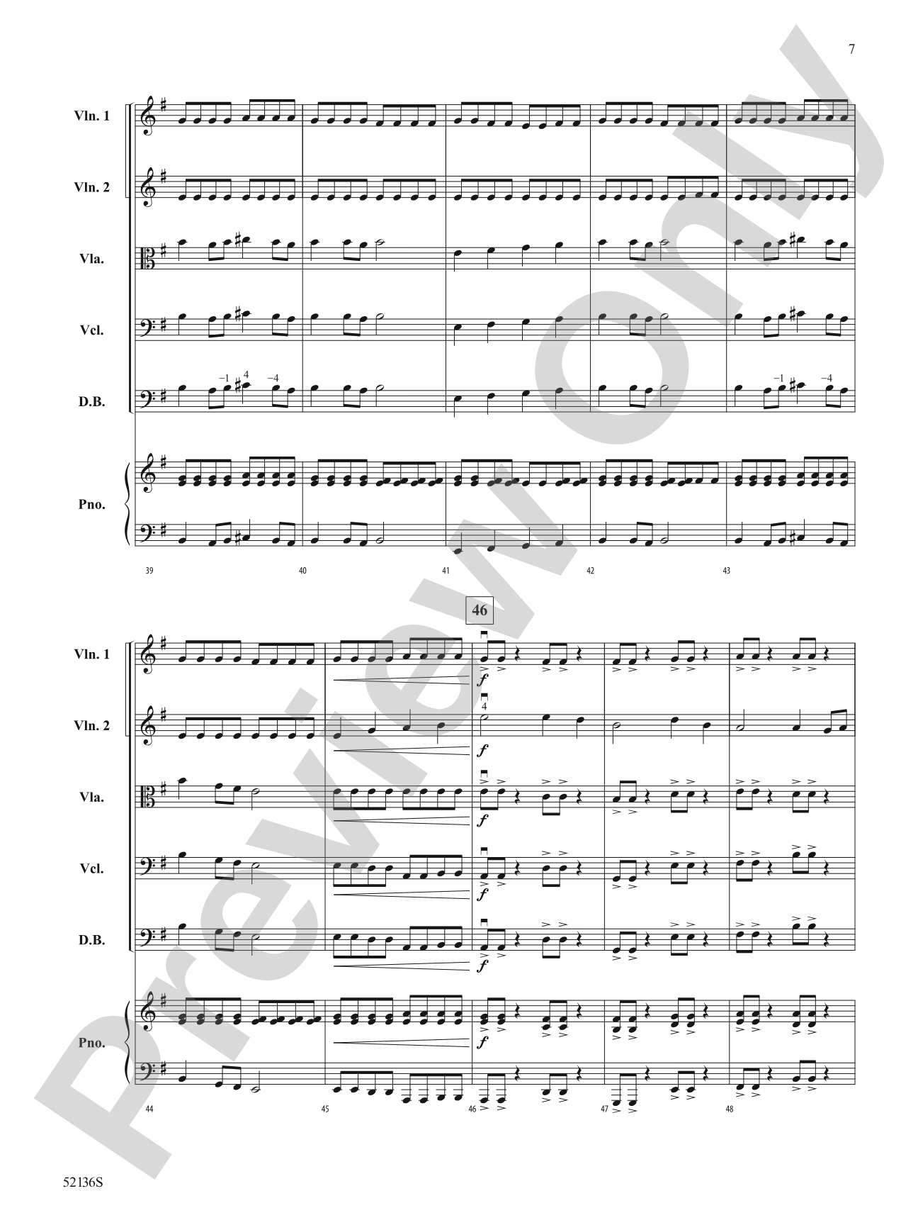 On the Edge of Destiny: String Orchestra Conductor Score & Parts