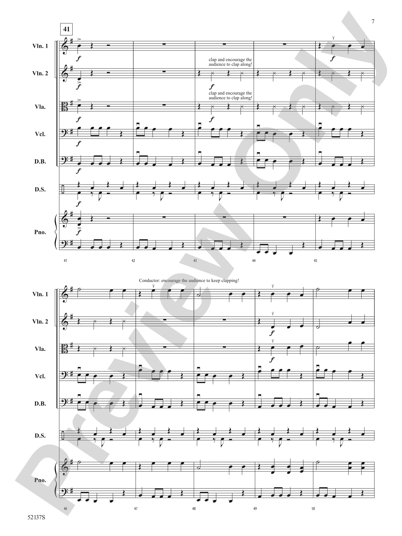 We're Number One!: String Orchestra Conductor Score & Parts
