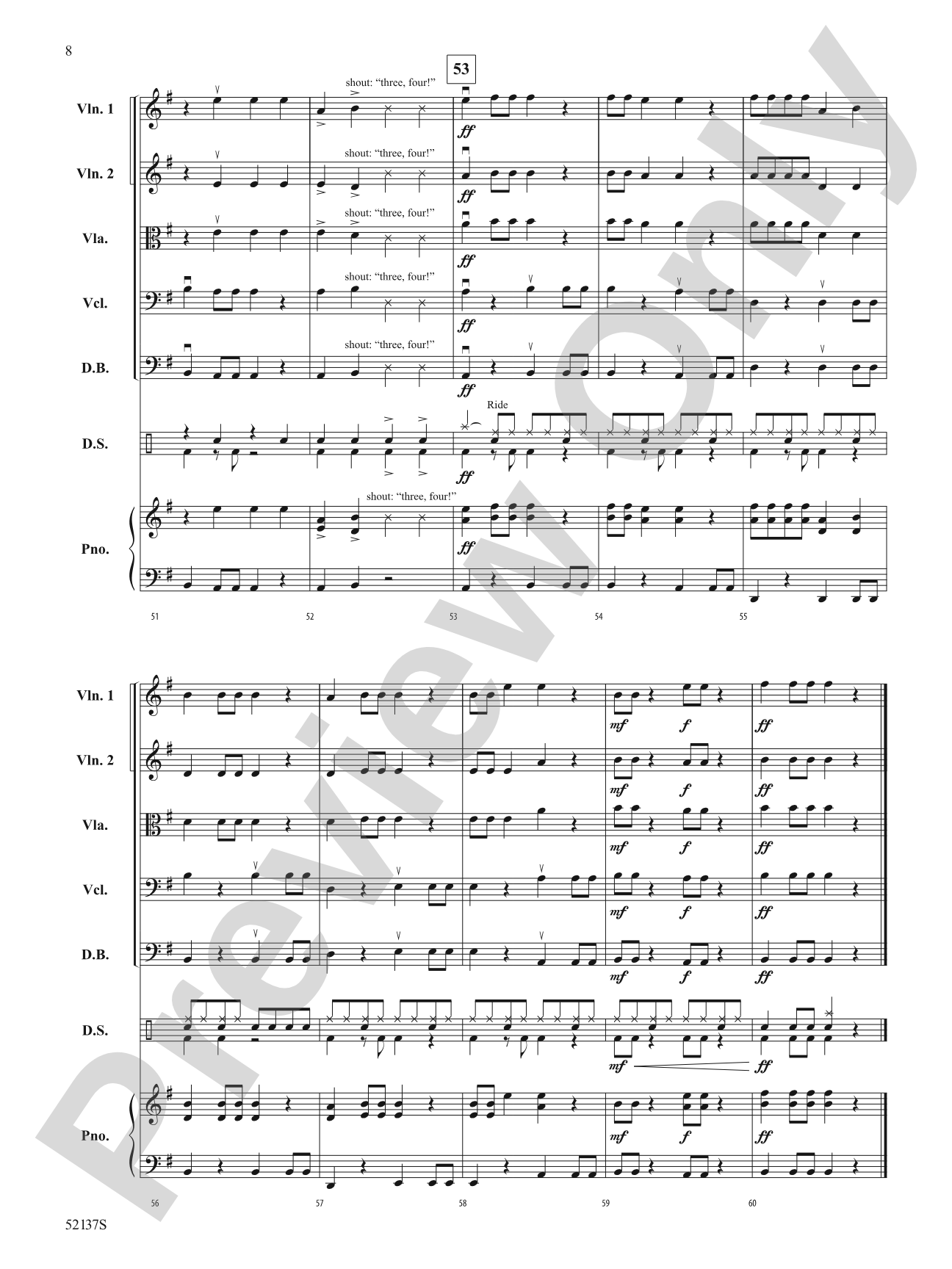 We're Number One!: String Orchestra Conductor Score & Parts