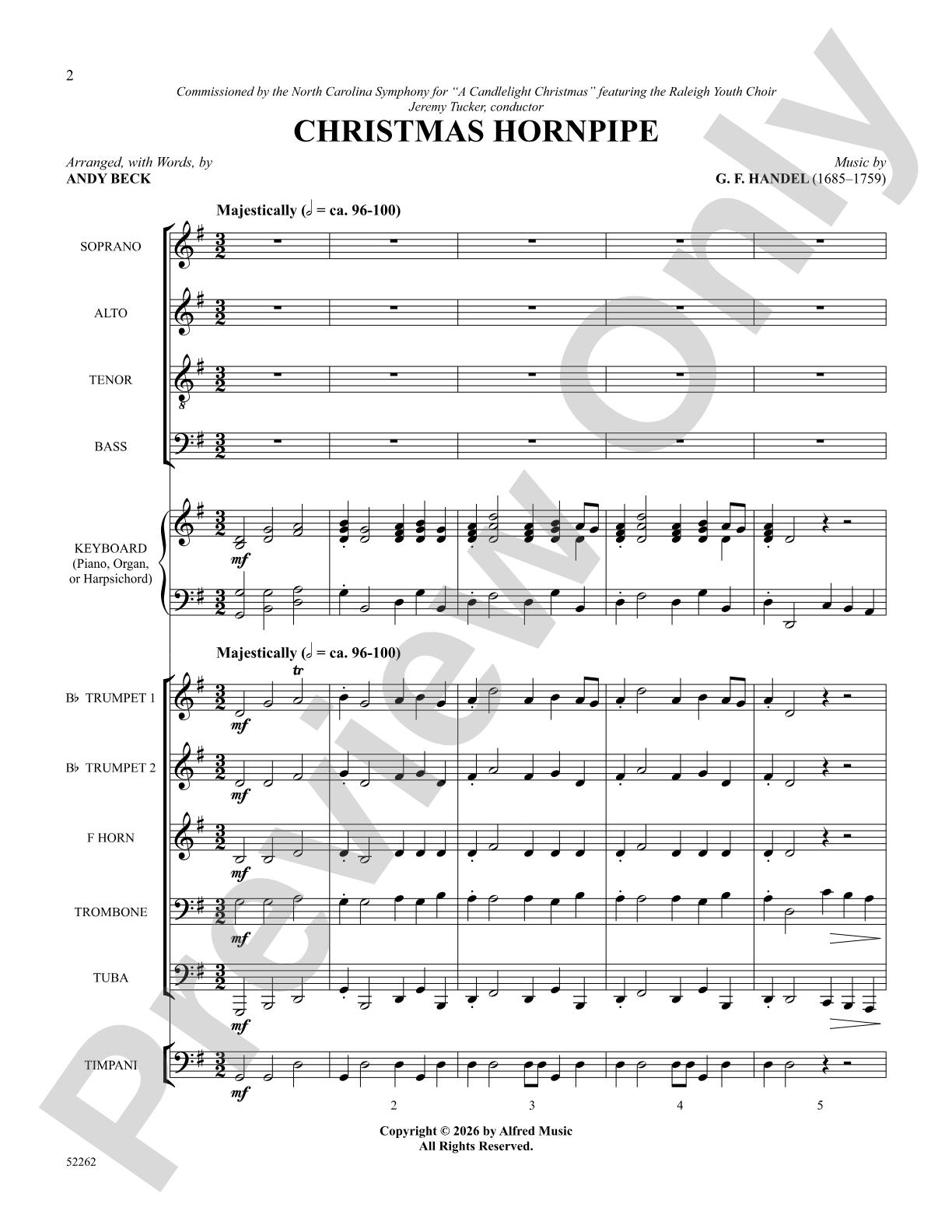 Christmas Hornpipe: Choral SoundPax Digital Download