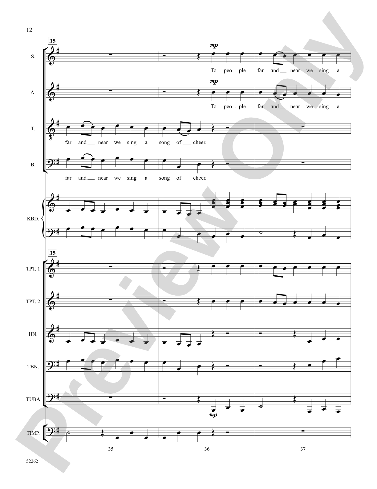 Christmas Hornpipe: Choral SoundPax Digital Download