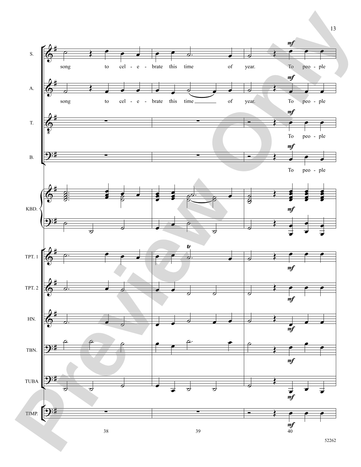 Christmas Hornpipe: Choral SoundPax Digital Download