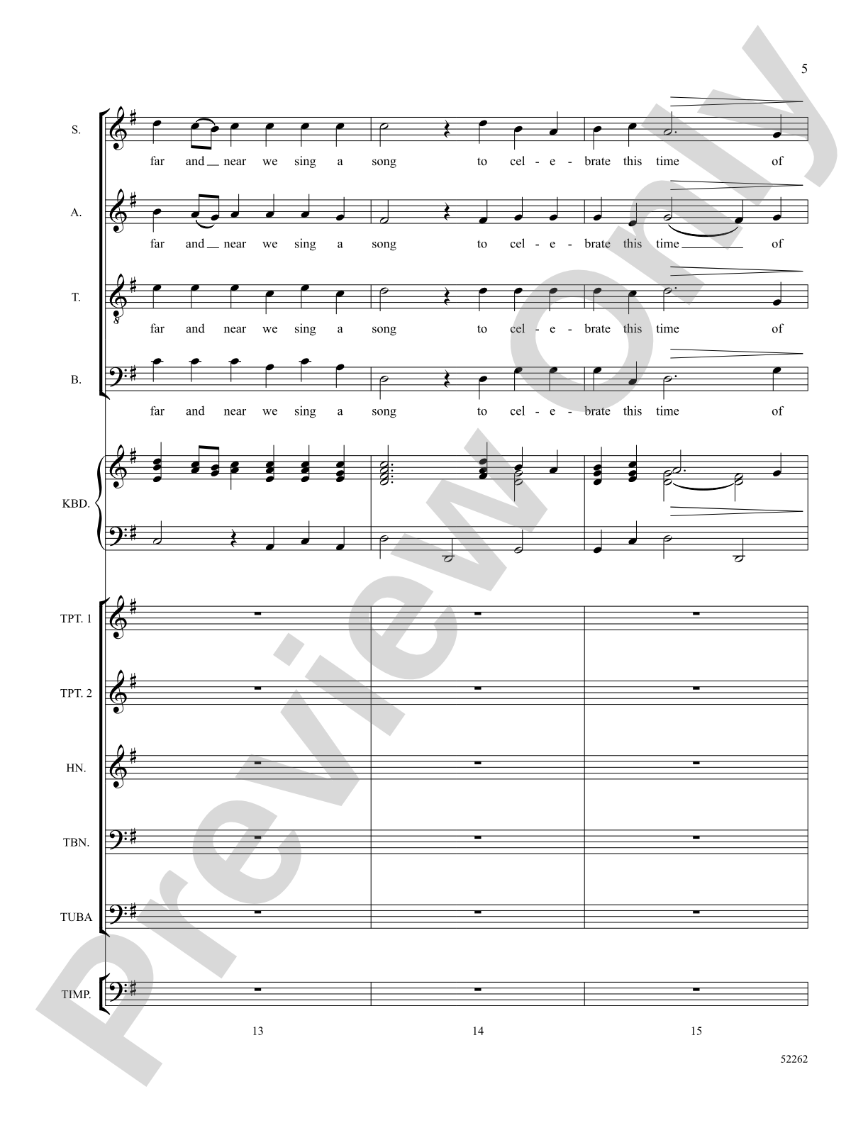 Christmas Hornpipe: Choral SoundPax Digital Download