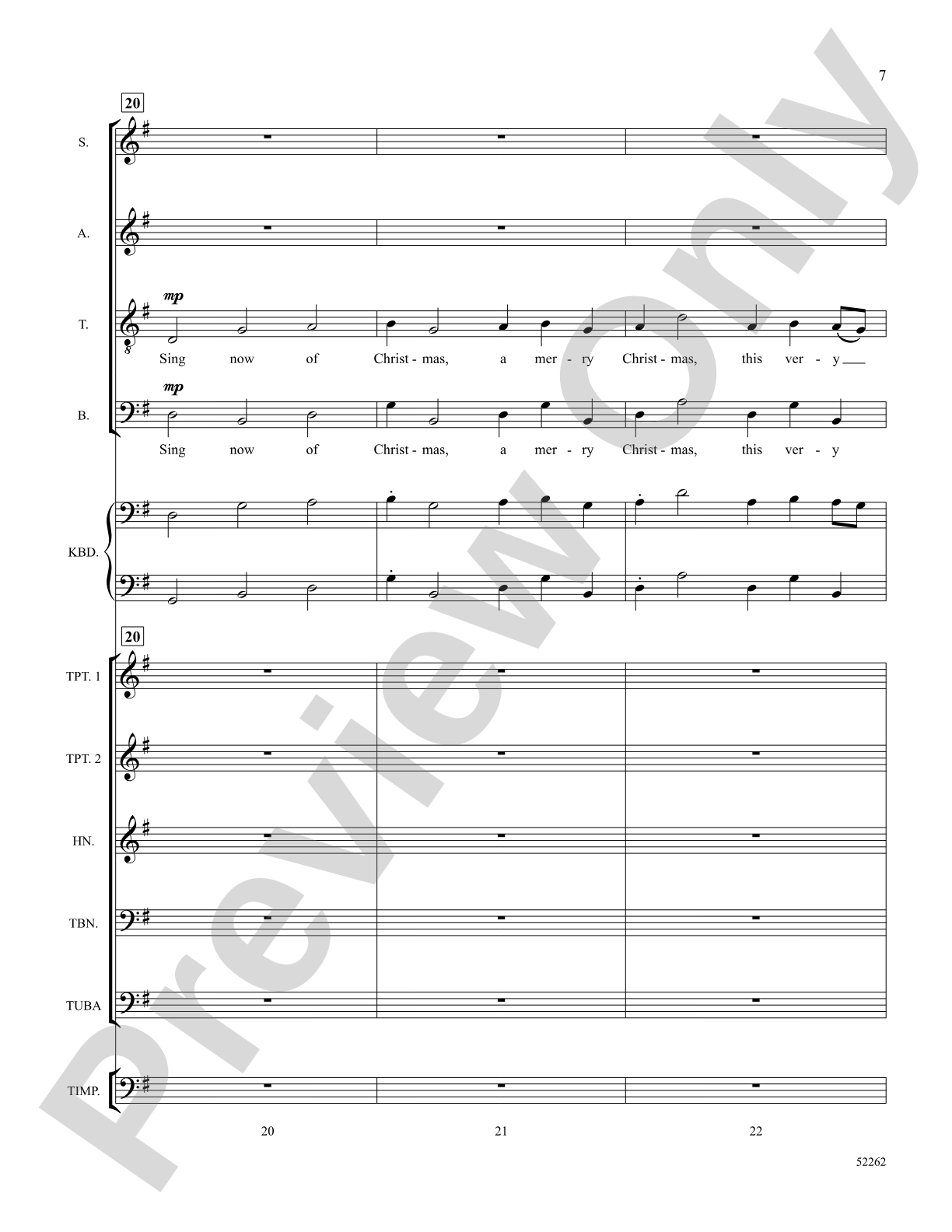 Christmas Hornpipe: Choral SoundPax Digital Download